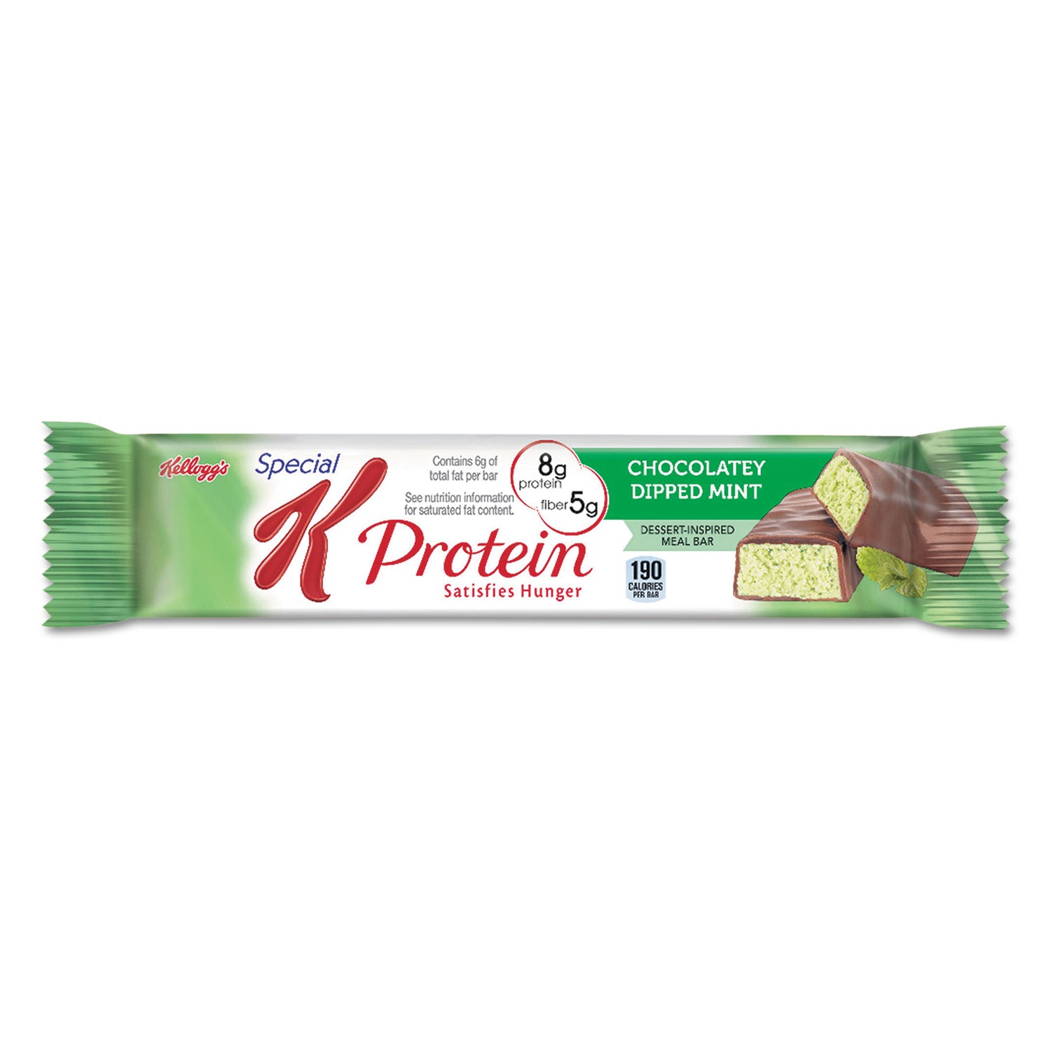Special K Protein Meal Bars, Chocolatey Mint, 1.59 oz Bar, 8/Box