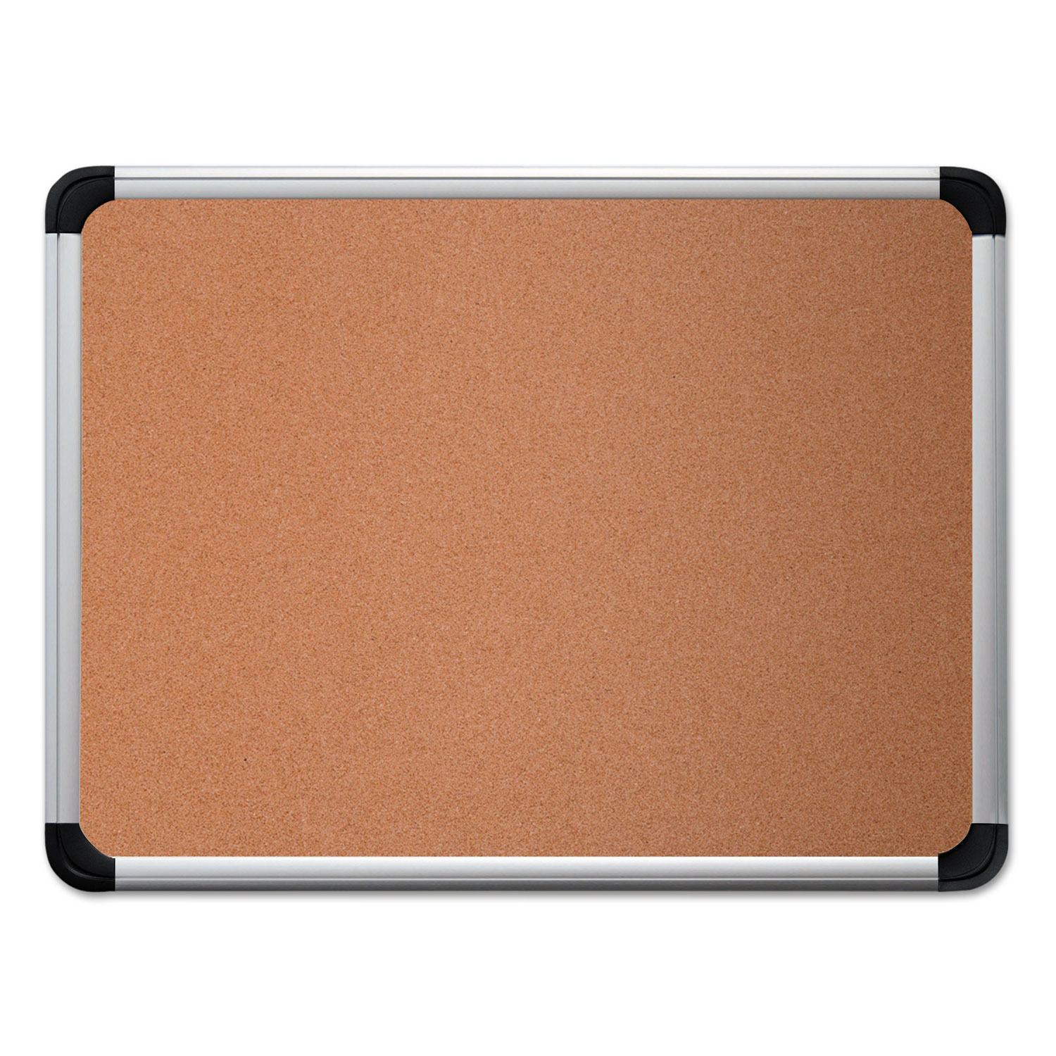  Universal UNV43713 Cork Board with Aluminum Frame, 36 x 24, Natural, Silver Frame (UNV43713) 