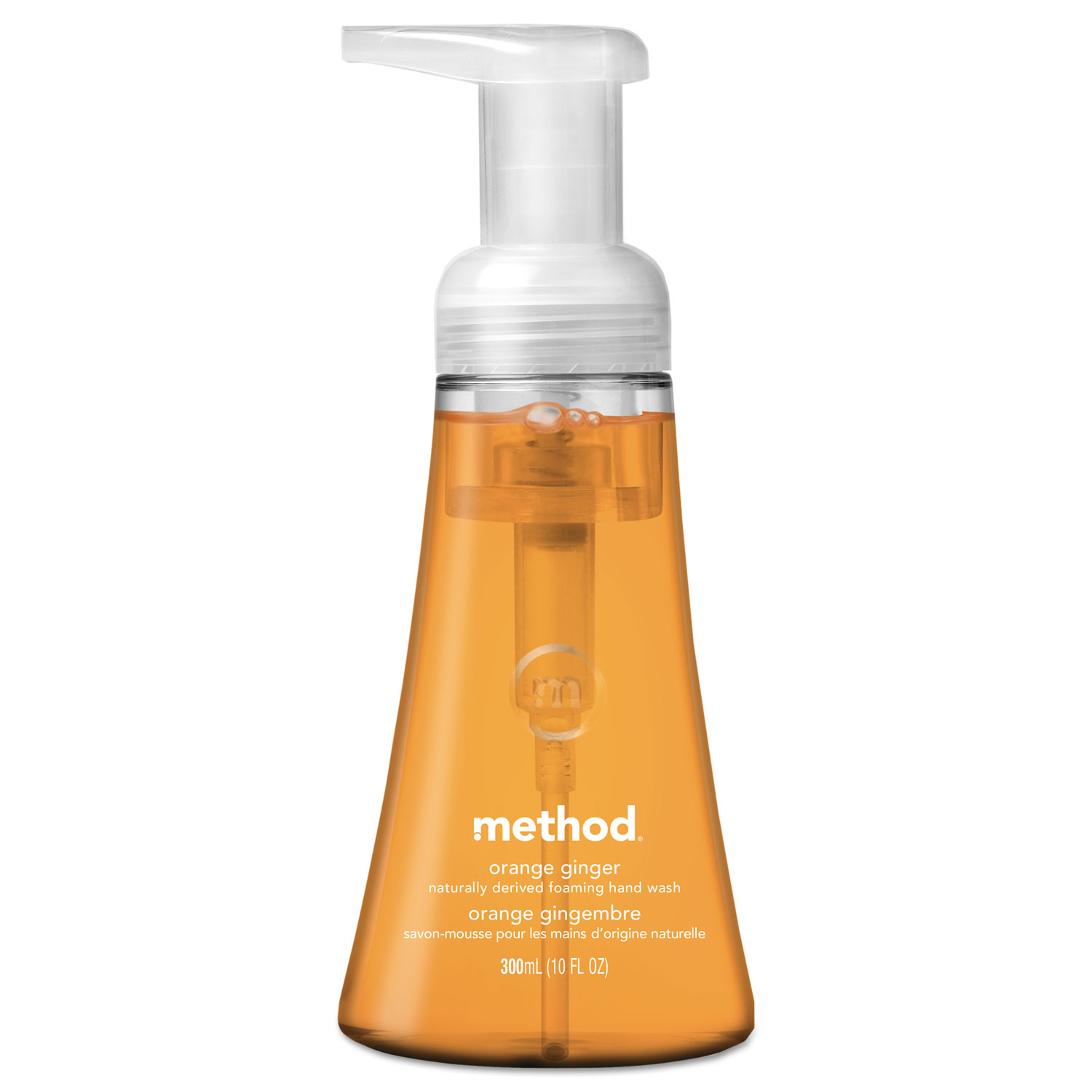  Method MTH01474 Foaming Hand Wash, Orange Ginger, 10 oz Pump Bottle, 6/Carton (MTH01474) 