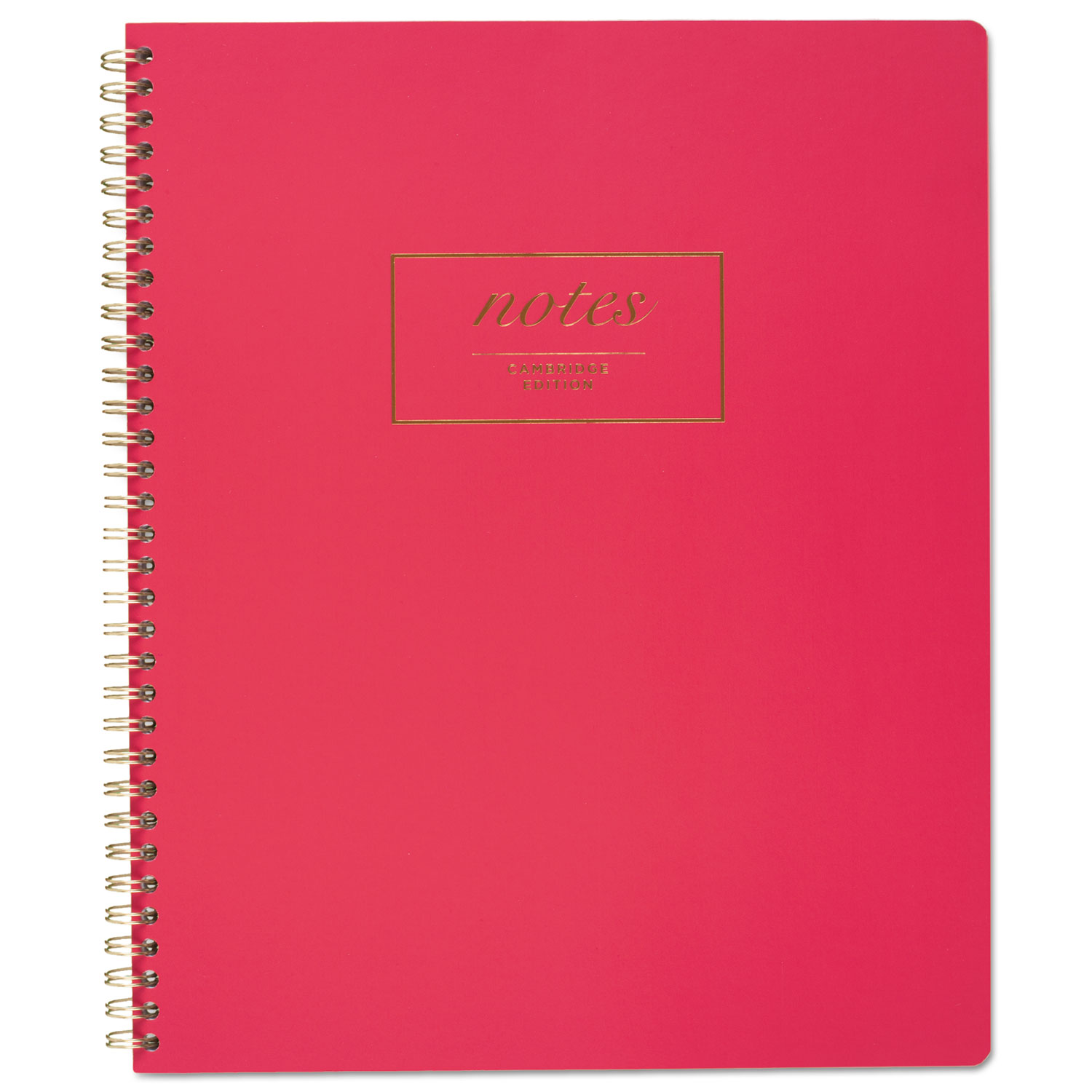 Fashion Twinwire Business Notebook, 11 x 9, Pink, 80 Sheets