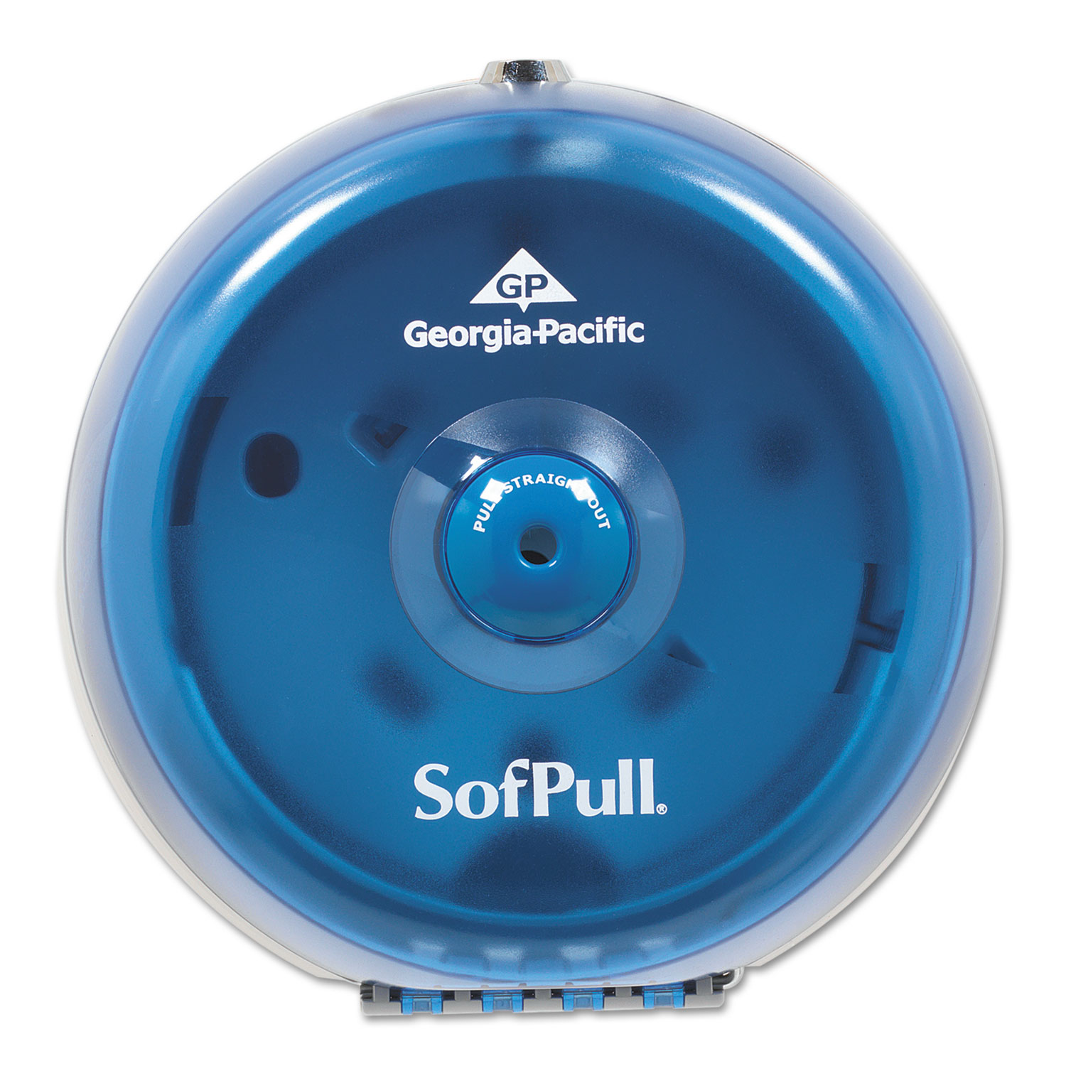  Georgia Pacific Professional 56514 SofPull Mini Centerpull Single-Roll Bath Tissue Dispenser, 8.75 x 7 x 9, Blue (GPC56514) 