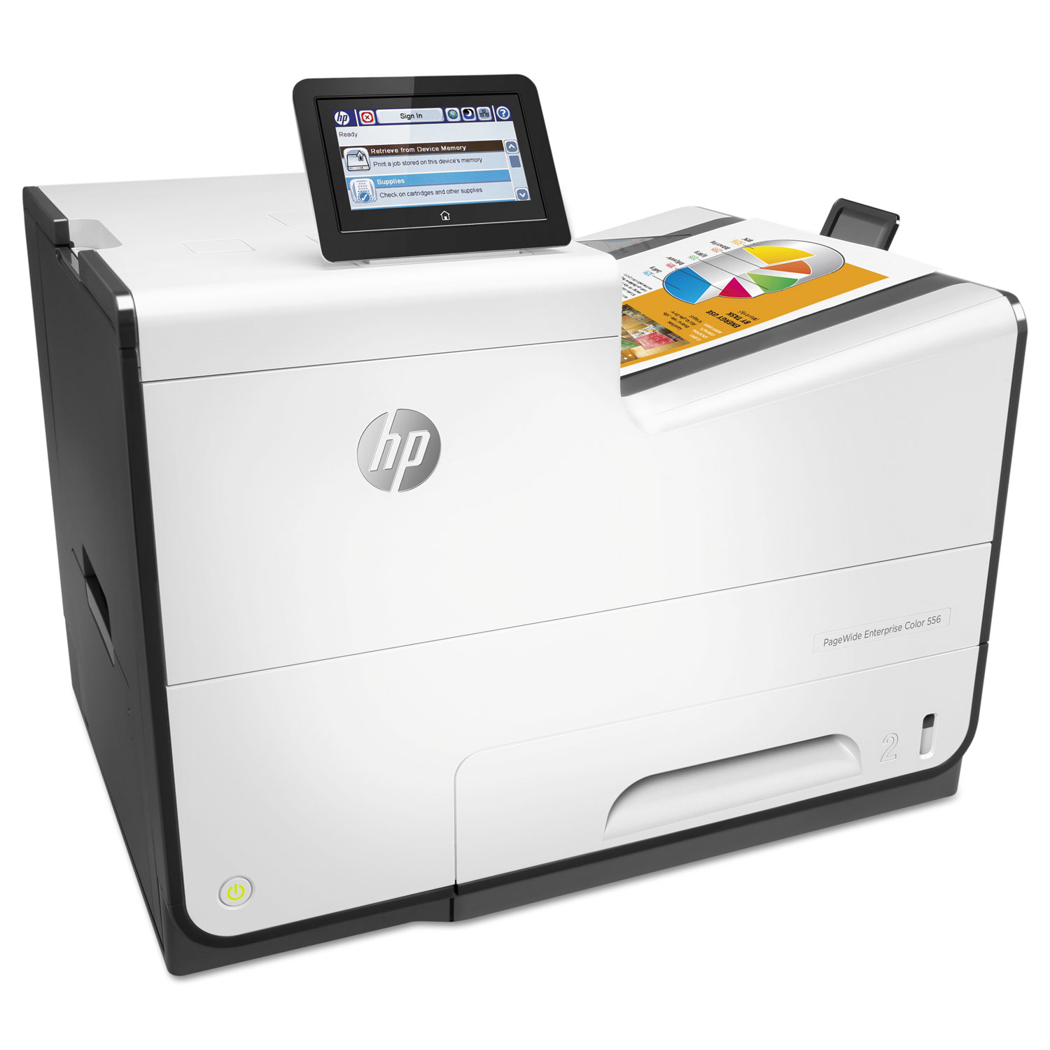  HP G1W46A#BGJ PageWide Enterprise Color 556dn Wireless Printer (HEWG1W46A) 