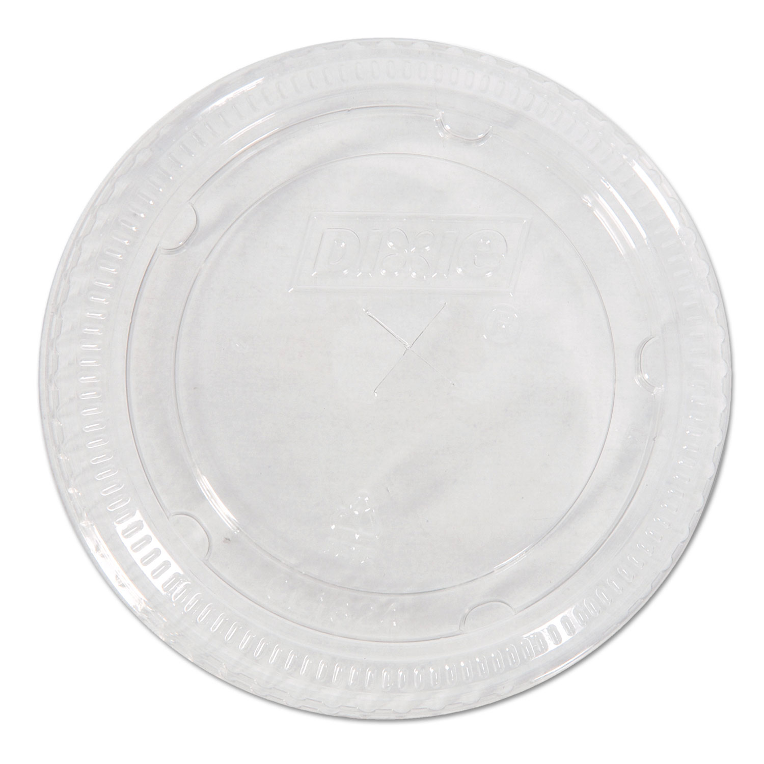  Dixie CL1624 Cold Drink Cup Lids, Fits 16-24 oz Plastic Cold Cups, Clear,100/Pack, 10 Packs/Carton (DXECL1624) 