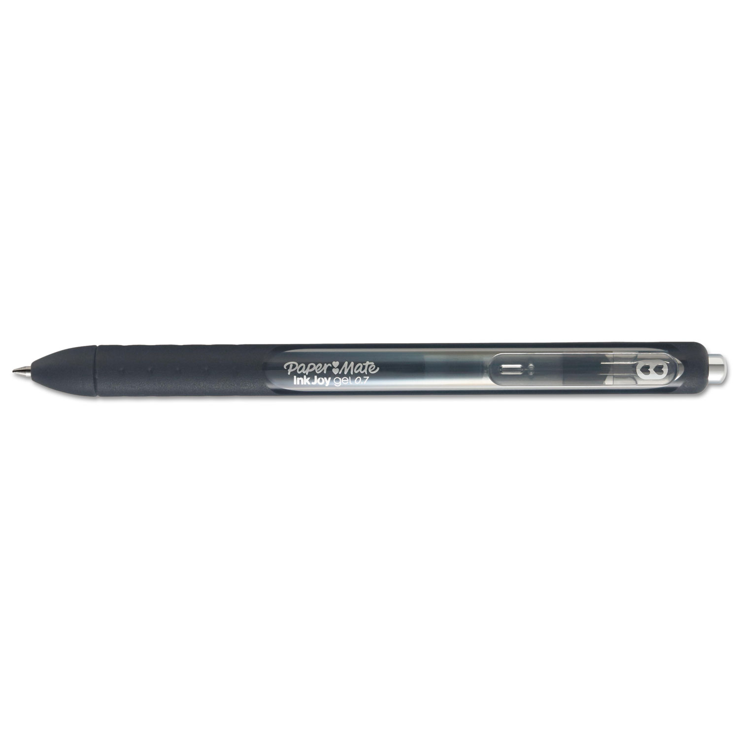 Paper Mate® InkJoy™ Retractable Gel Pens, Medium Point, 0.7 mm, Black  Barrels, Black Ink, Pack Of 3