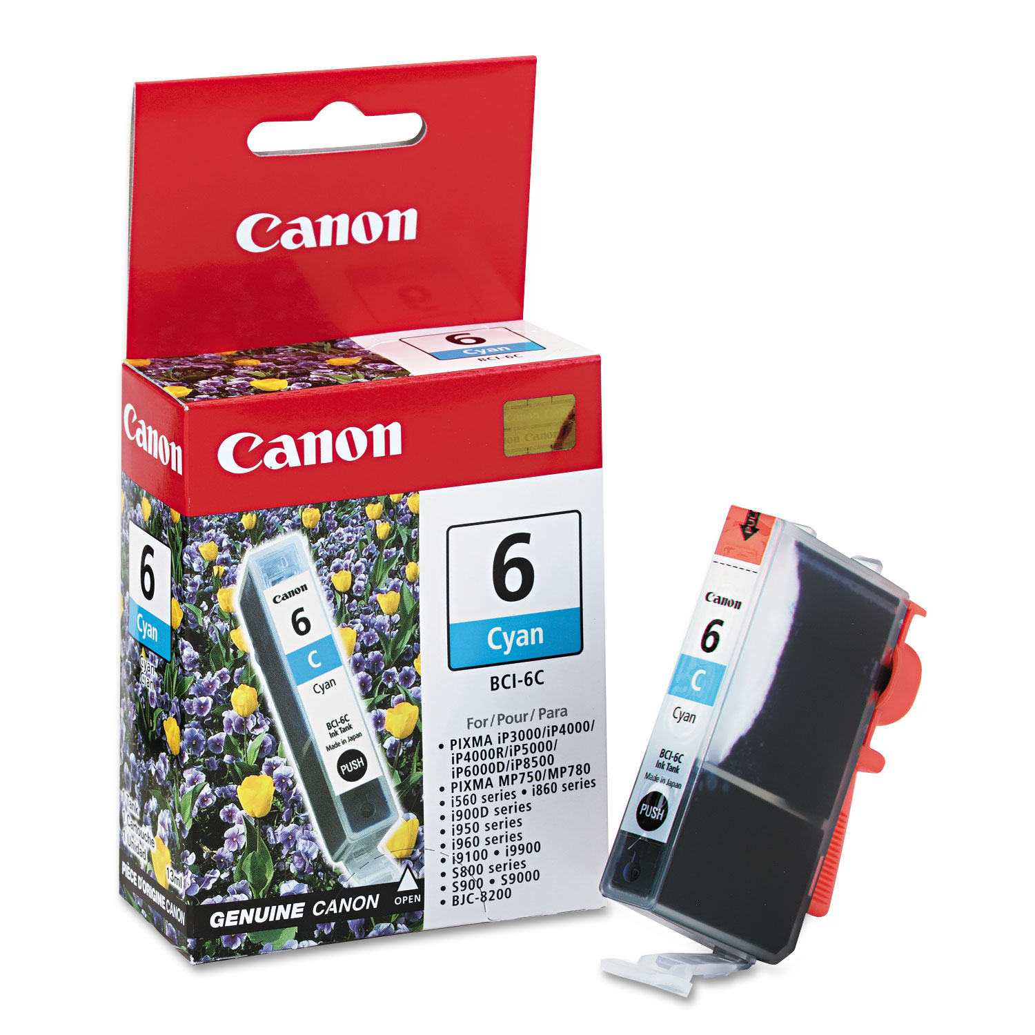  Canon 4706A003 BCI6C (BCI-6) Ink, 370 Page-Yield, Cyan (CNMBCI6C) 