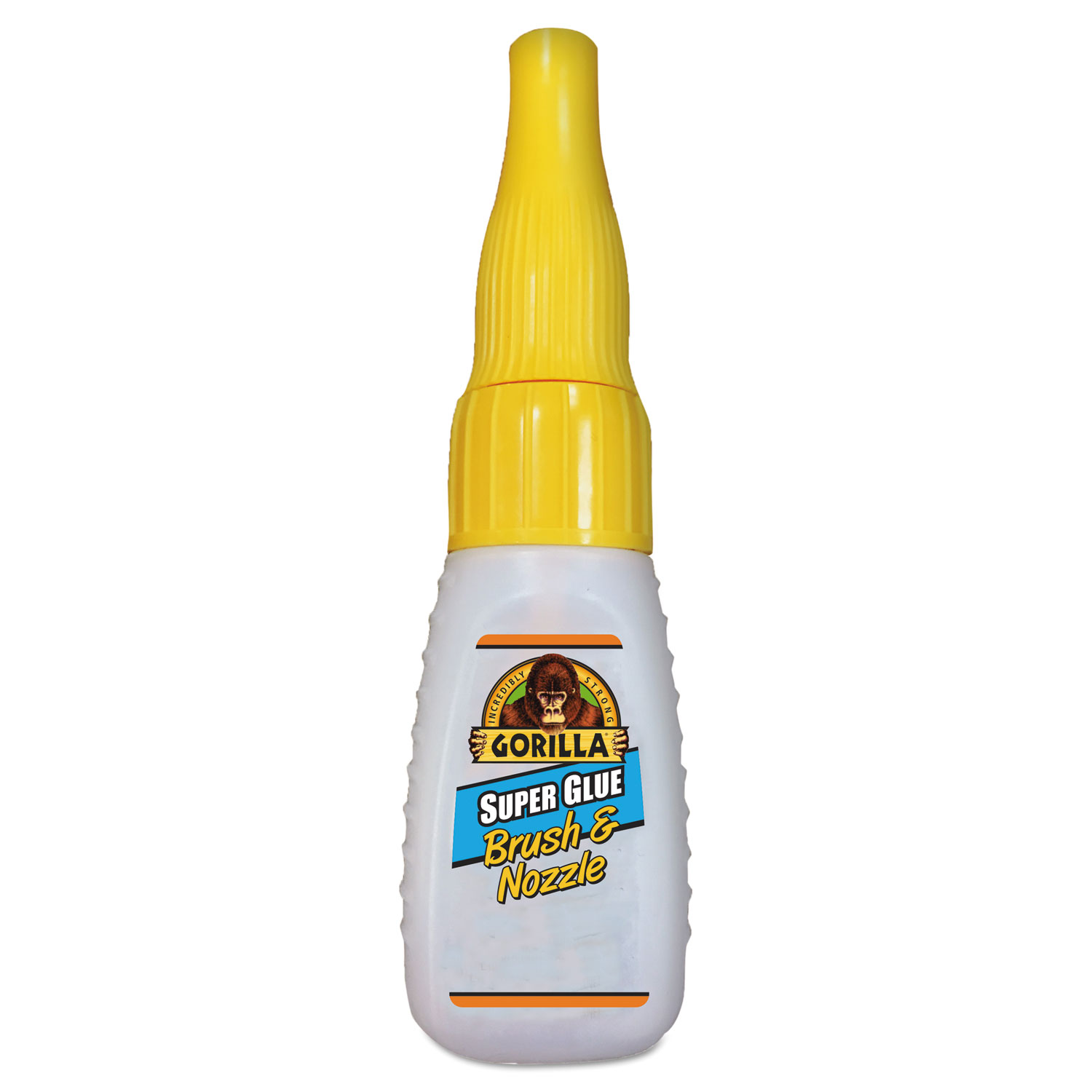  Gorilla Glue 7500101 Super Glue with Brush and Nozzle Applicators, 0.35 oz, Dries Clear (GOR7500101) 