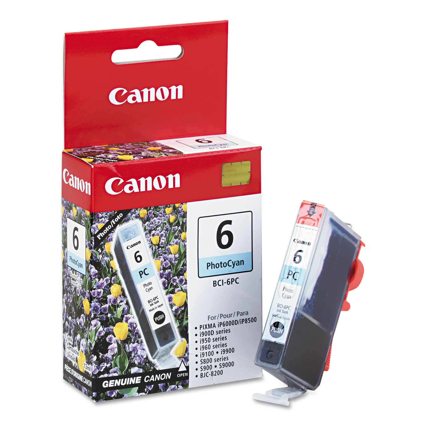  Canon 4709A003 BCI6PC (BCI-6) Ink, 370 Page-Yield, Photo Cyan (CNMBCI6PC) 