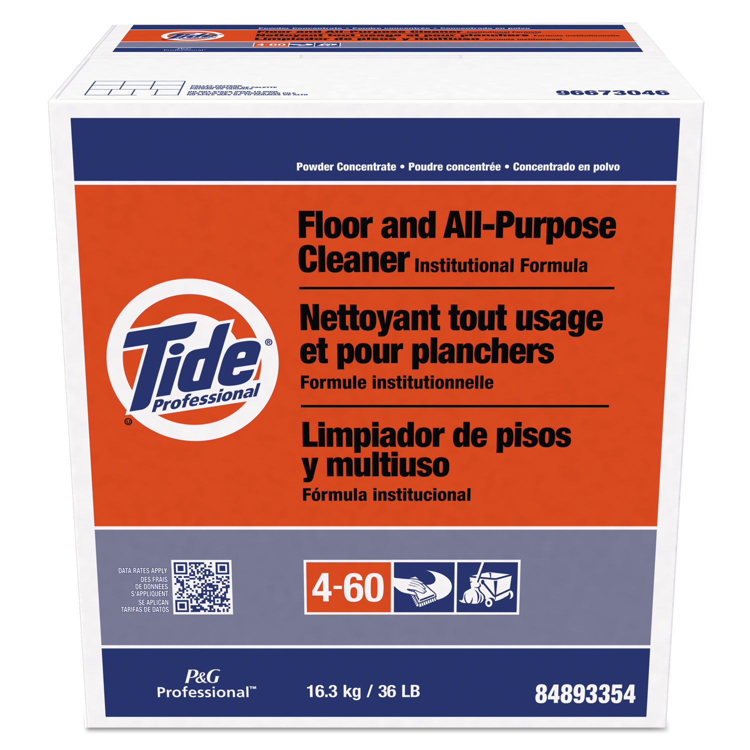  Tide Professional 02364 Floor and All-Purpose Cleaner, 36lb Box (PGC02364) 