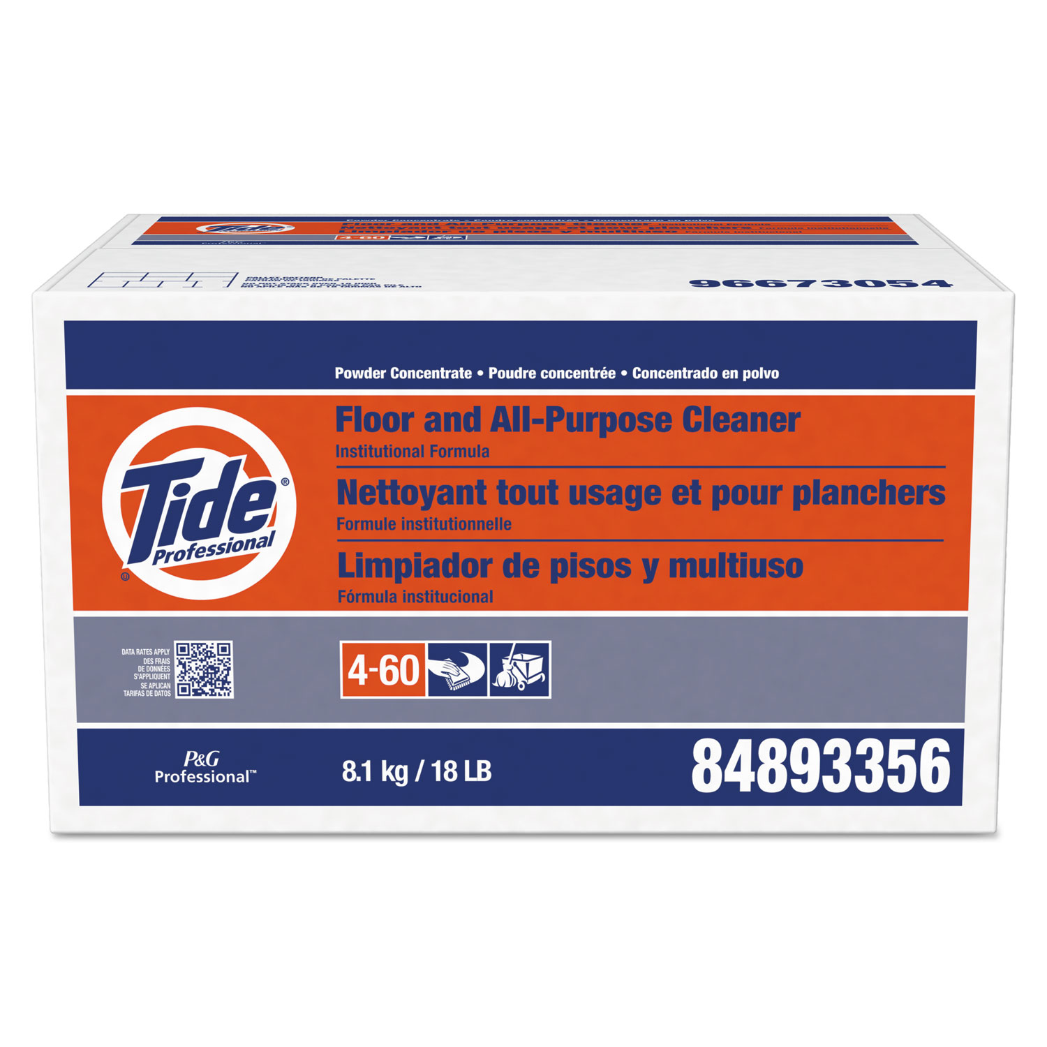  Tide Professional 02363 Floor and All-Purpose Cleaner, 18lb Box (PGC02363) 
