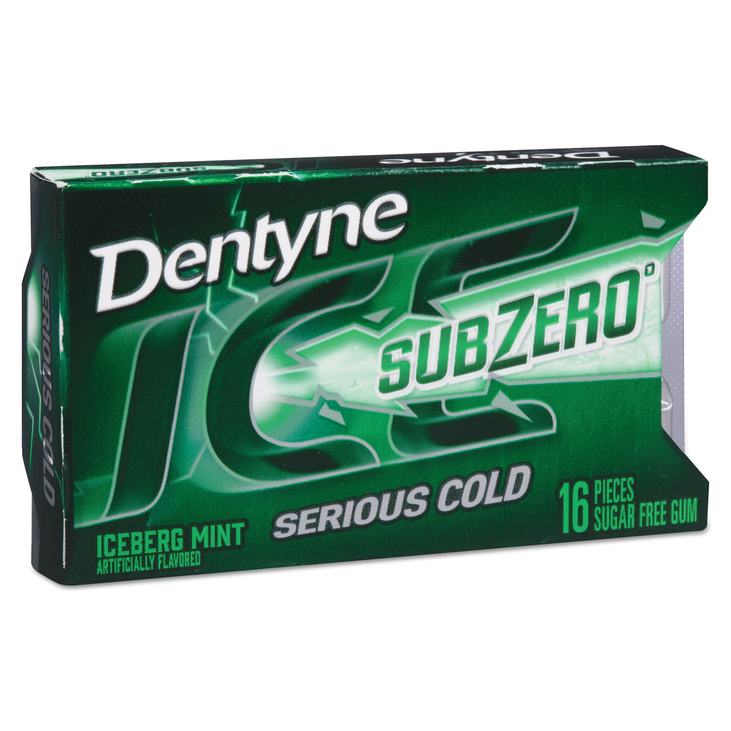  Dentyne Ice 00 12546 00868 00 Sugarless Gum, Iceberg Mint, 16 Pieces/Pack, 9 Packs/Box (CDB00868) 