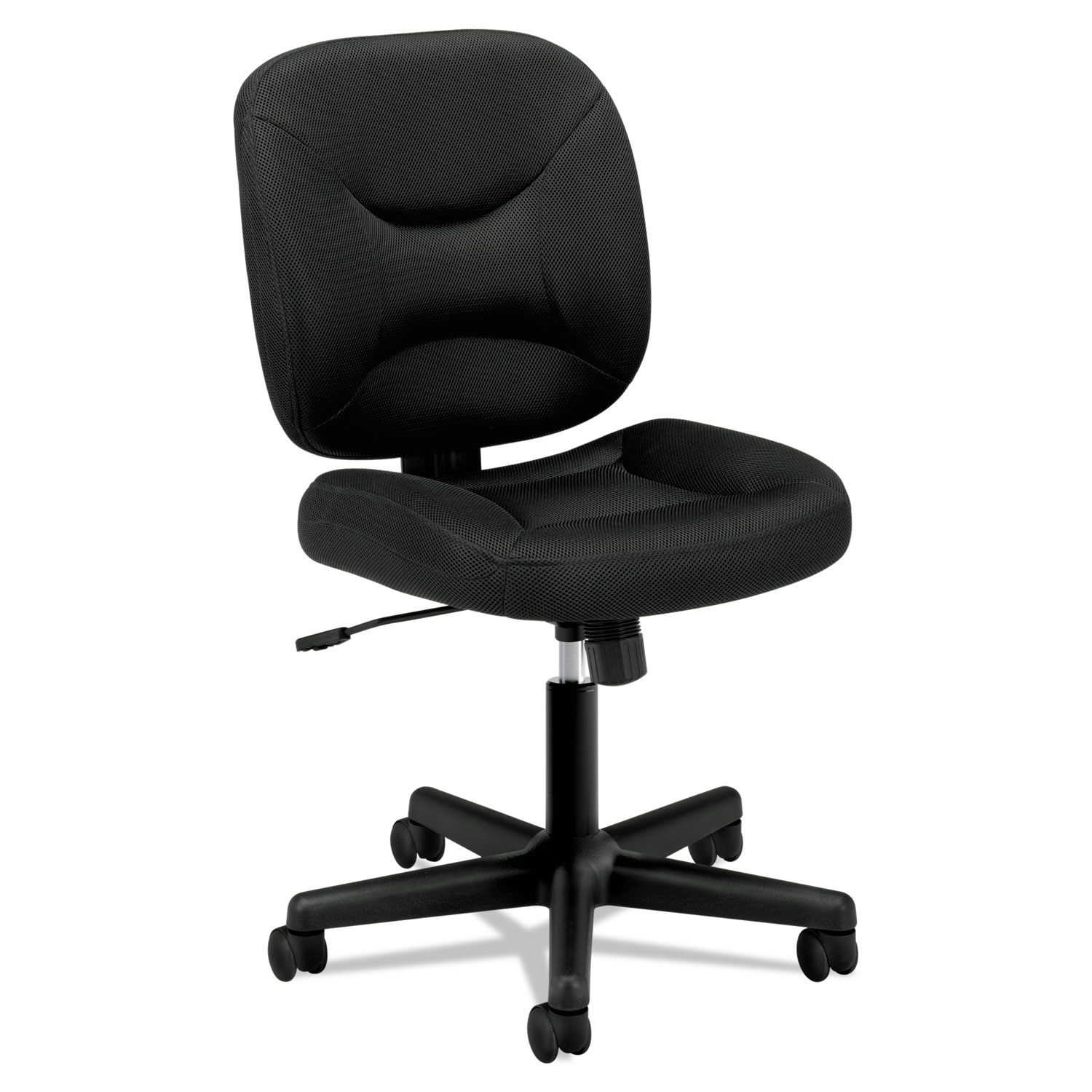  HON HVL210.MM10 VL210 Low-Back Task Chair, Supports up to 250 lbs., Black Seat/Black Back, Black Base (BSXVL210MM10) 