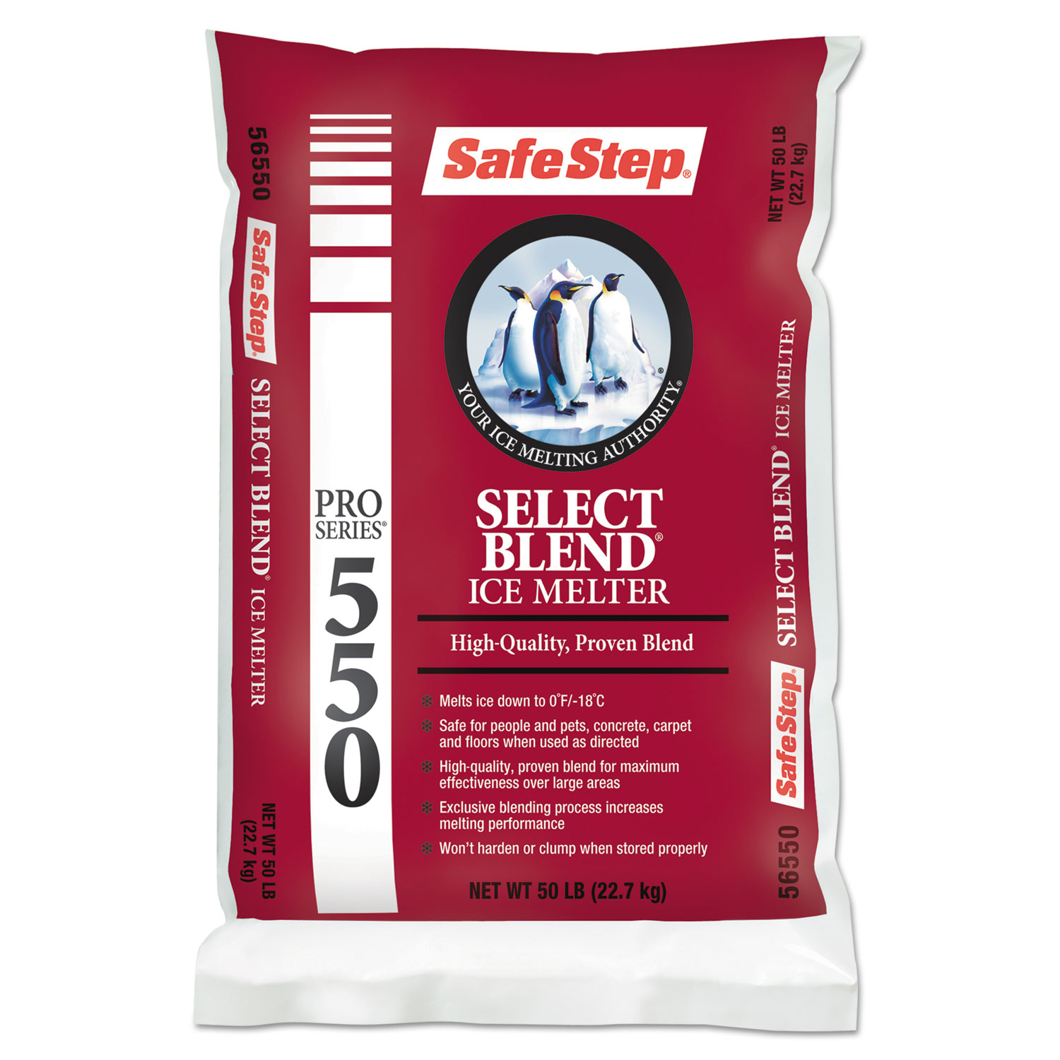  Safe Step 746486 Pro Select Ice Melt, 50lb Bag, 49/Carton (NAS746486) 