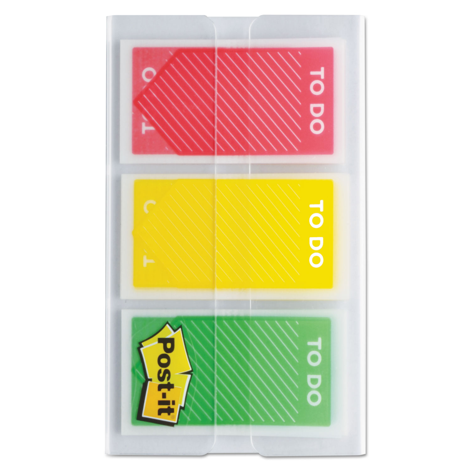Arrow Message 1 Prioritization Page Flags, TO DO, Red/Yellow/Green, 60/Pack