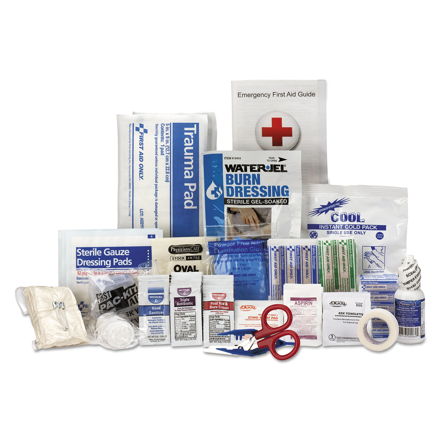  First Aid Only 90615 25 Person ANSI A+ First Aid Kit Refill, 141 Pieces (FAO90615) 