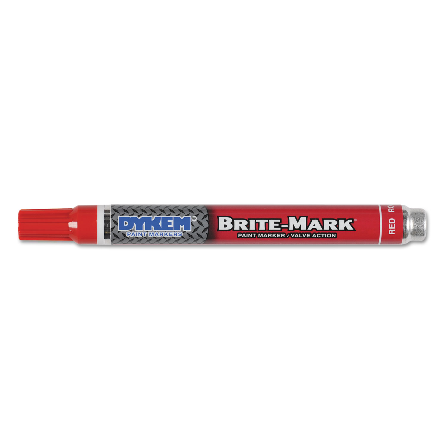  DYKEM 84006 BRITE-MARK Paint Markers, Medium Bullet Tip, Red (ITW84006) 