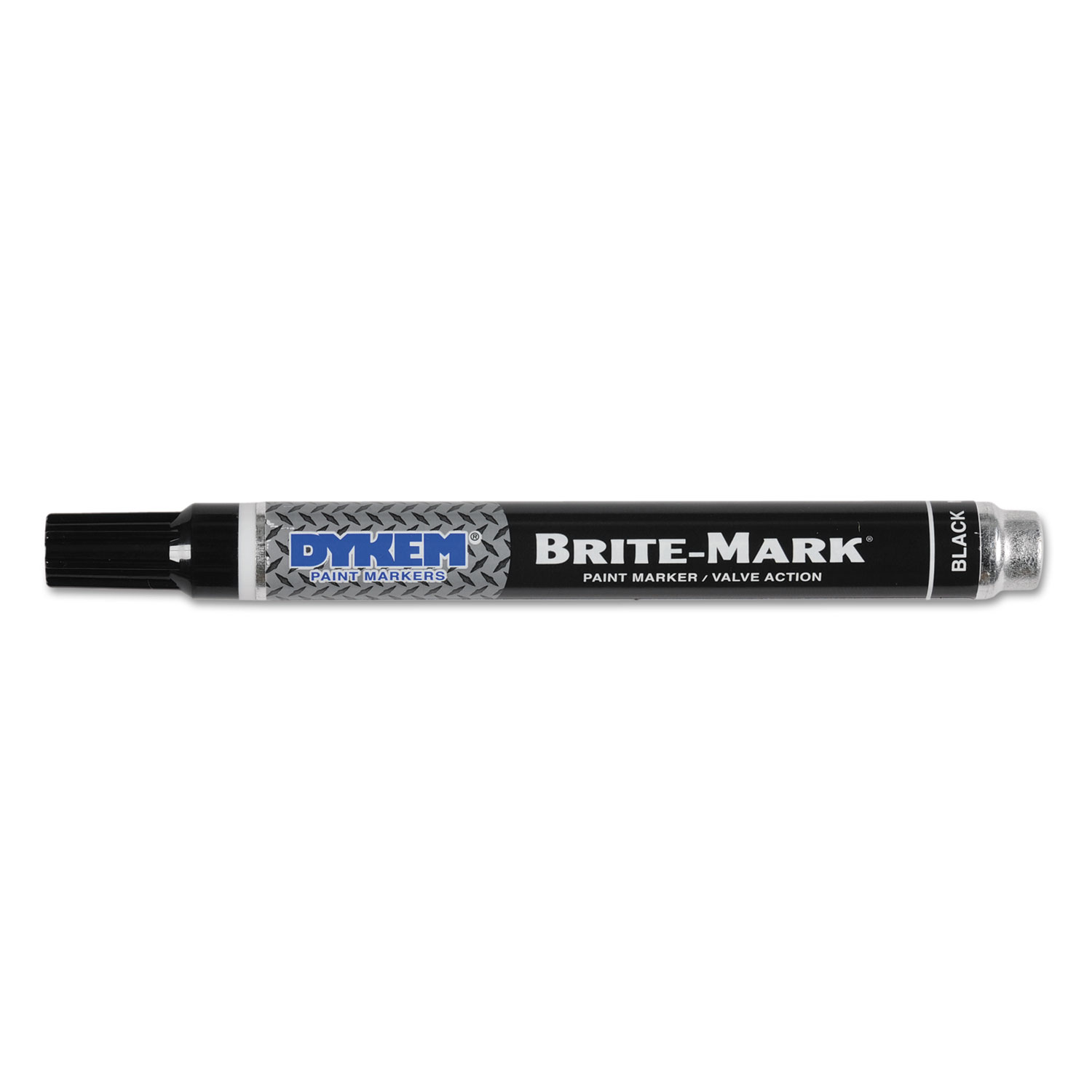  DYKEM 84002 BRITE-MARK Paint Markers, Medium Bullet Tip, Black (ITW84002) 