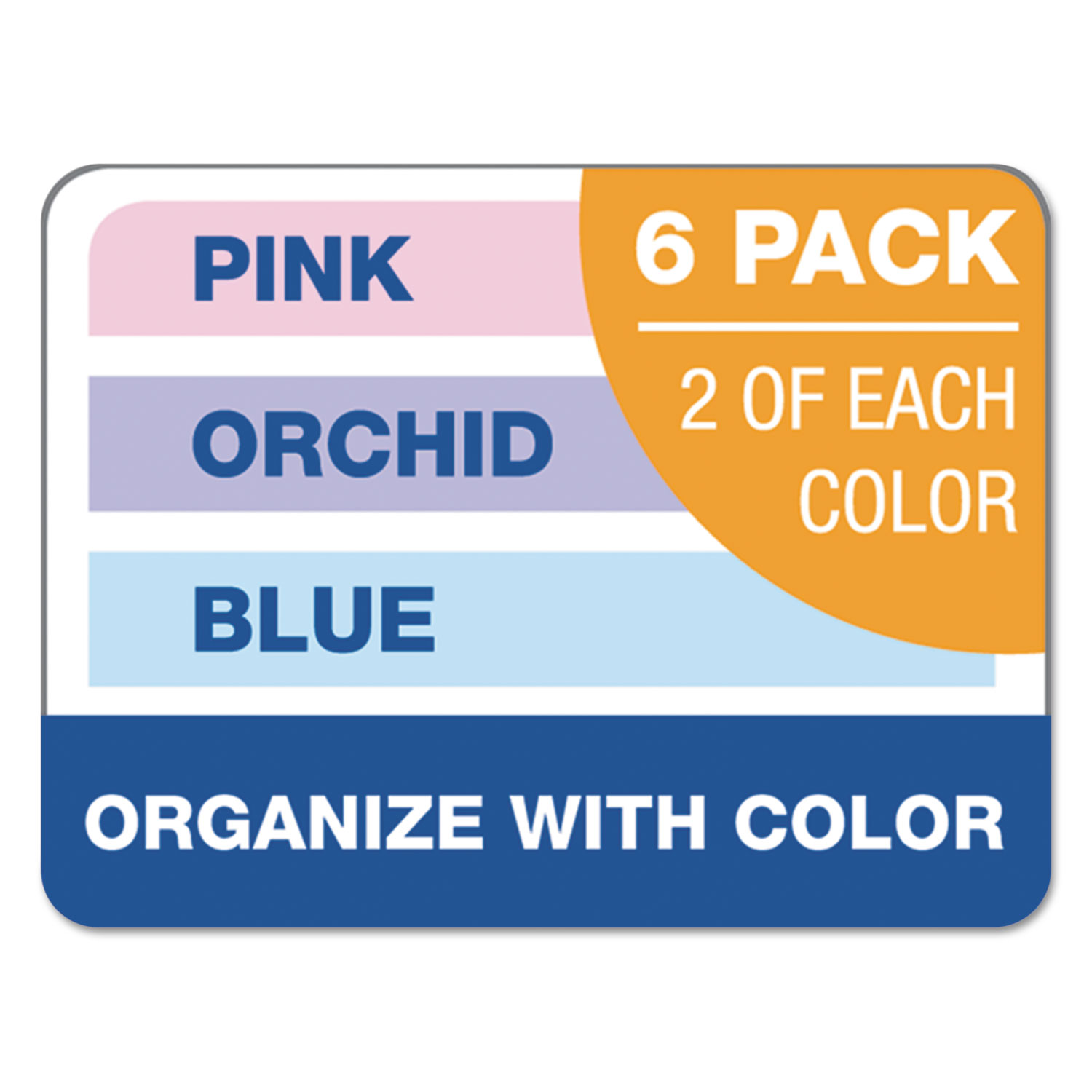 Prism Plus Colored Legal Pads, 5 x 8, Pastels, 50 Sheets, 6 Pads/Pack