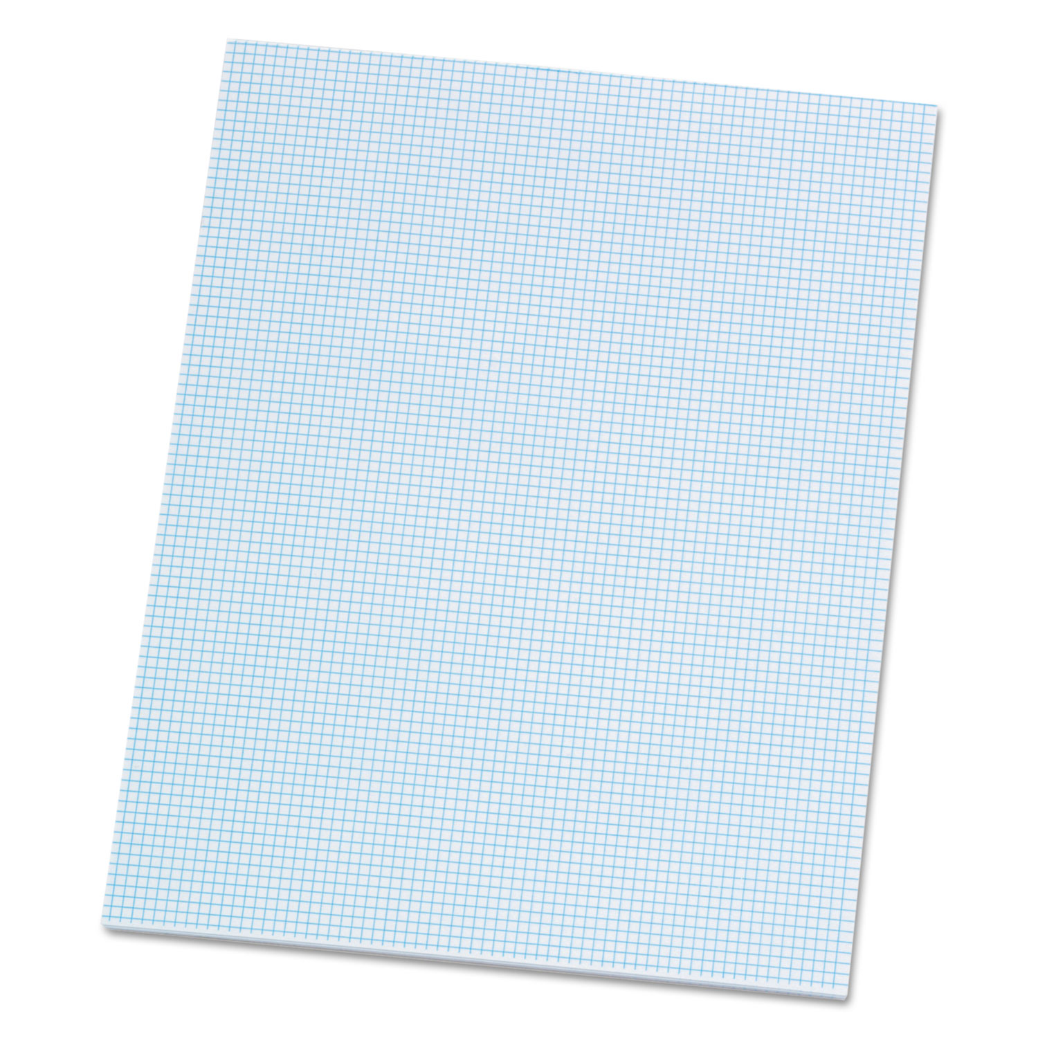  Ampad 22-005 Quadrille Pads, 8 sq/in Quadrille Rule, 8.5 x 11, White, 50 Sheets (TOP22005) 