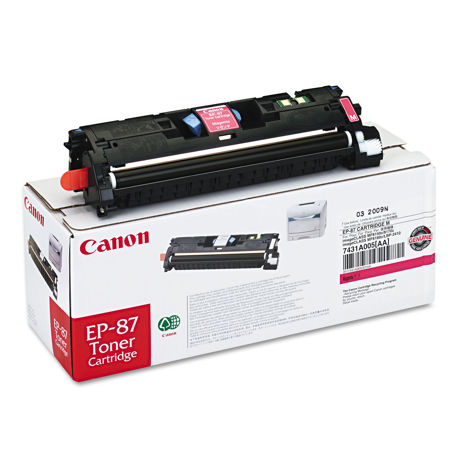 EP87M (EP-87) Toner, Magenta