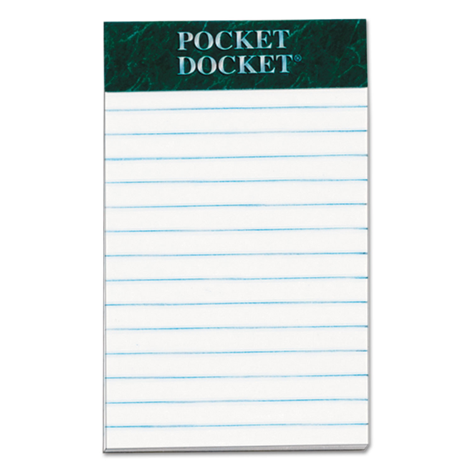  TOPS 64680 Docket Ruled Perforated Pads, Medium/College Rule, 3 x 5, White, 50 Sheets, 12/Pack (TOP64680) 