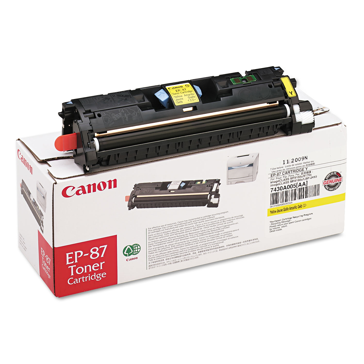 EP87Y (EP-87) Toner, Yellow