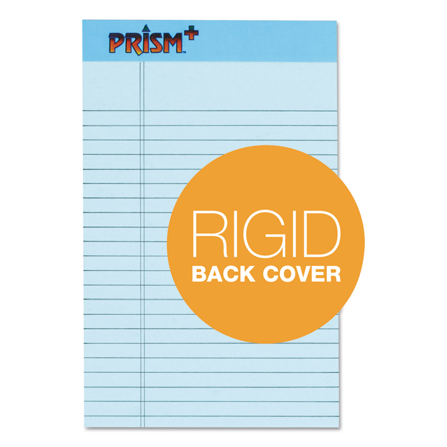 Prism + Writing Pads, Narrow Rule, 5 x 8, Pastel Blue, 50 Sheets, 12/Pack