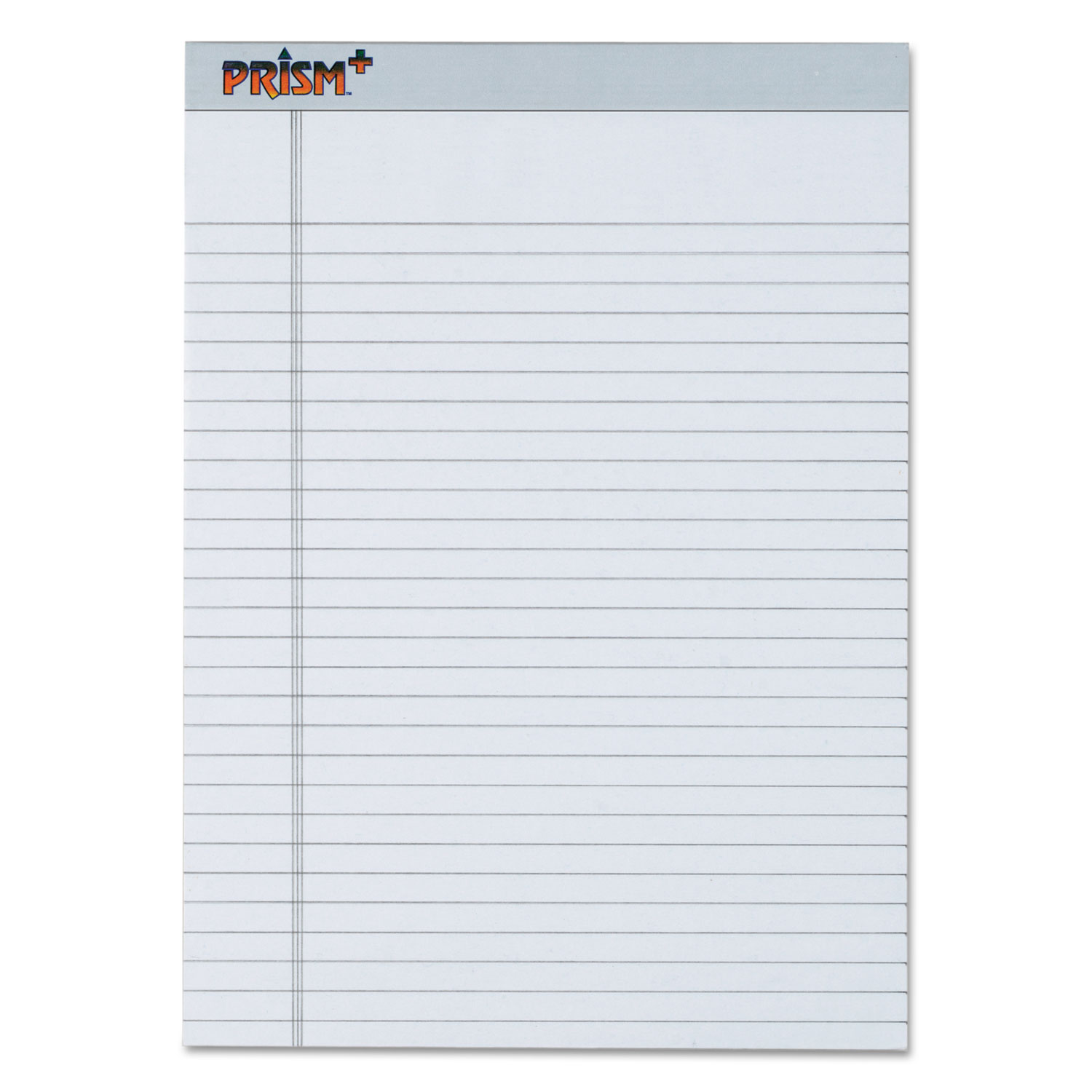  TOPS 63160 Prism + Writing Pads, Wide/Legal Rule, 8.5 x 11.75, Pastel Gray, 50 Sheets, 12/Pack (TOP63160) 