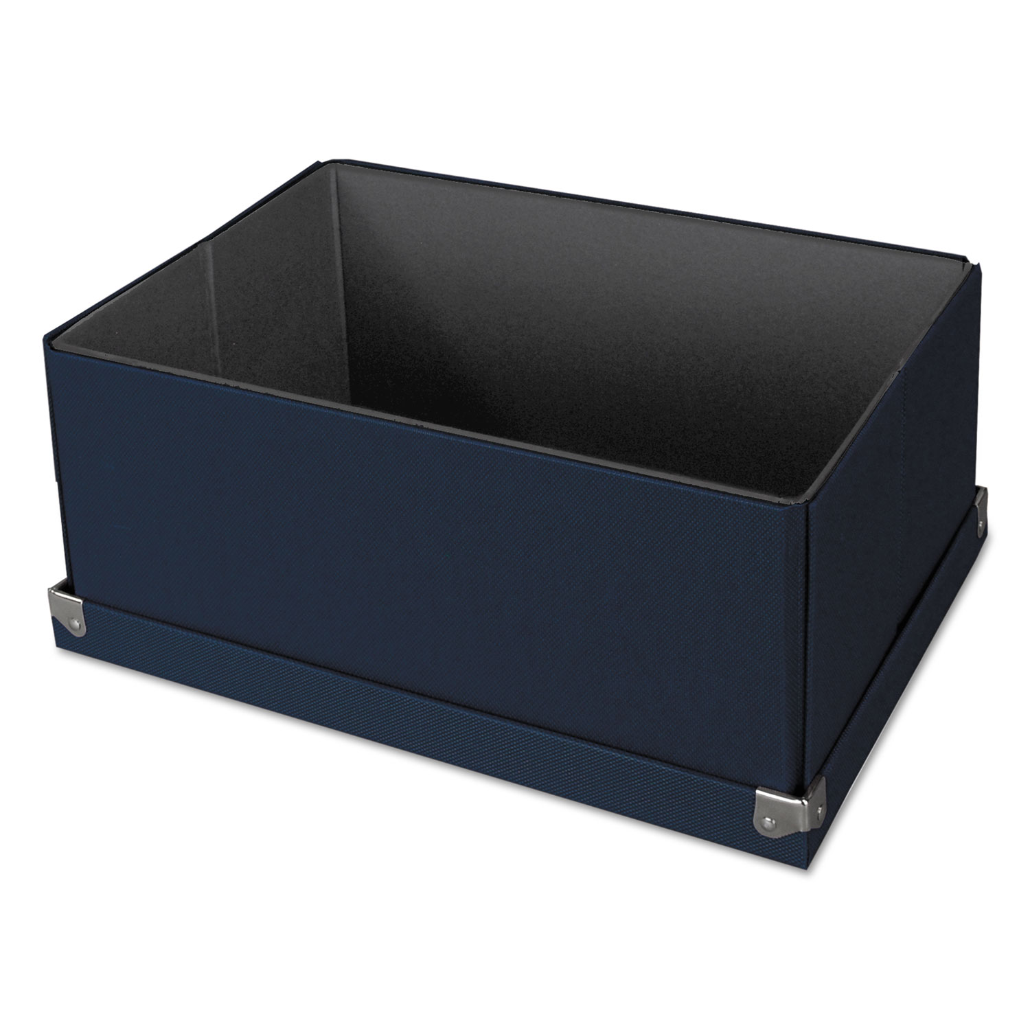 Pop n Store Decorative Box, 9.5 x 12.75 x 3.13, Navy Blue