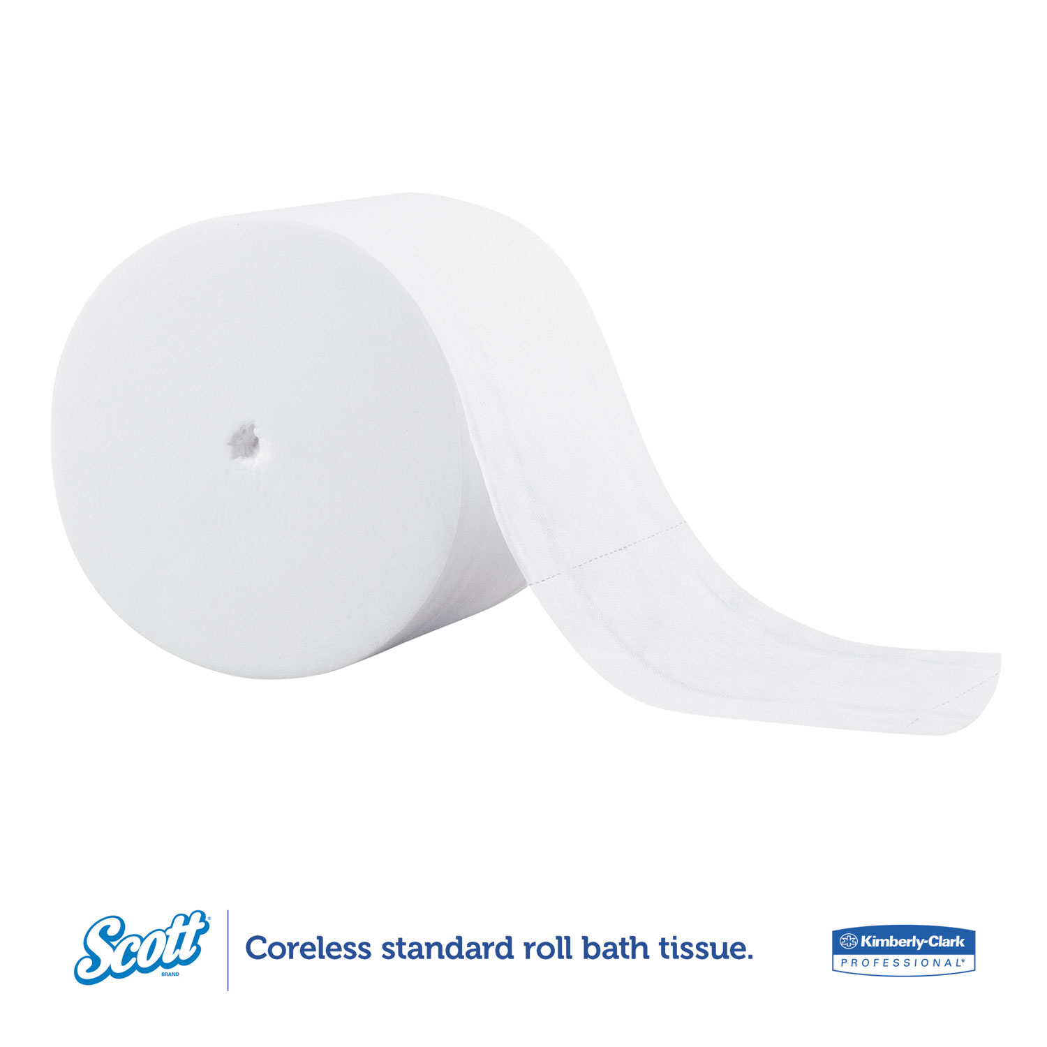 Coreless 2-Ply Roll Bathroom Tissue, 1000 Sheets/Roll, 36 Rolls/Carton