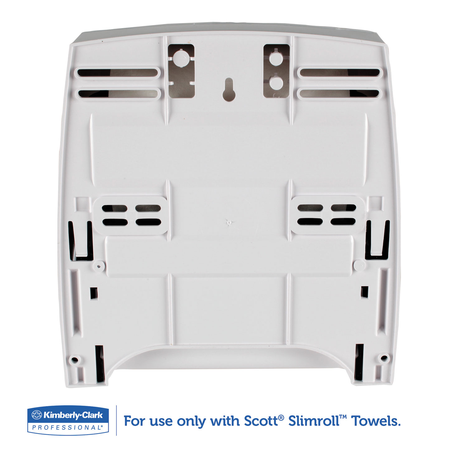 Slimroll Hard Roll Hand Towel System, 12 x 7 x 12 1/2, White