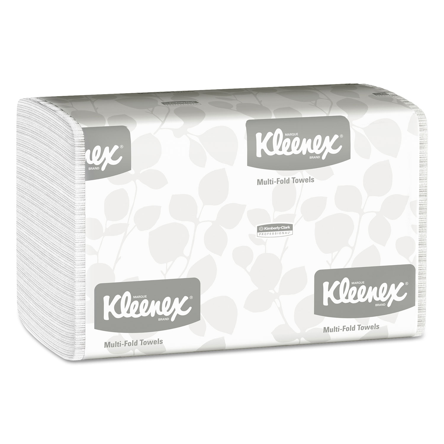  Kleenex 1890 Multi-Fold Paper Towels, 9 1/5 x 9 2/5, White, 150/Pack, 16 Packs/Carton (KCC01890) 