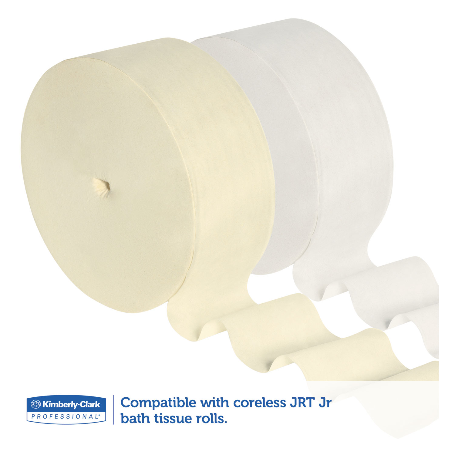 Coreless JRT Tissue Dispenser, 14 3/10w x 5 9/10d x 9 4/5h, White