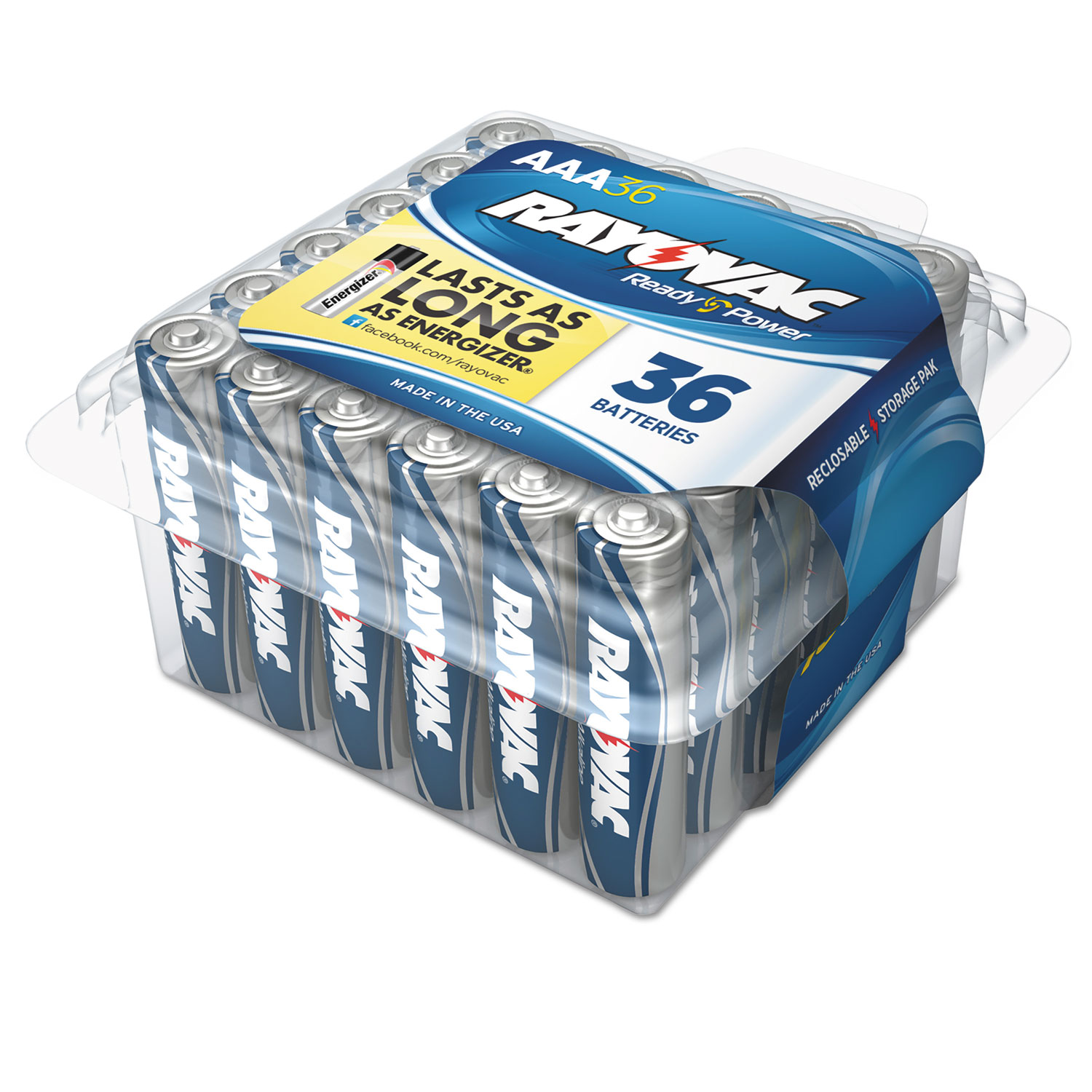 Alkaline Battery, AAA, 36/Pack