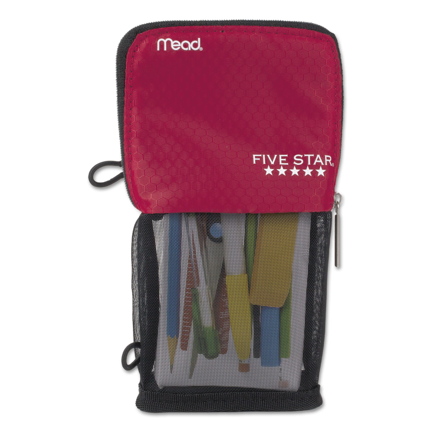 Stand N Store Pencil Pouch, 4 1/2 x 8, Red