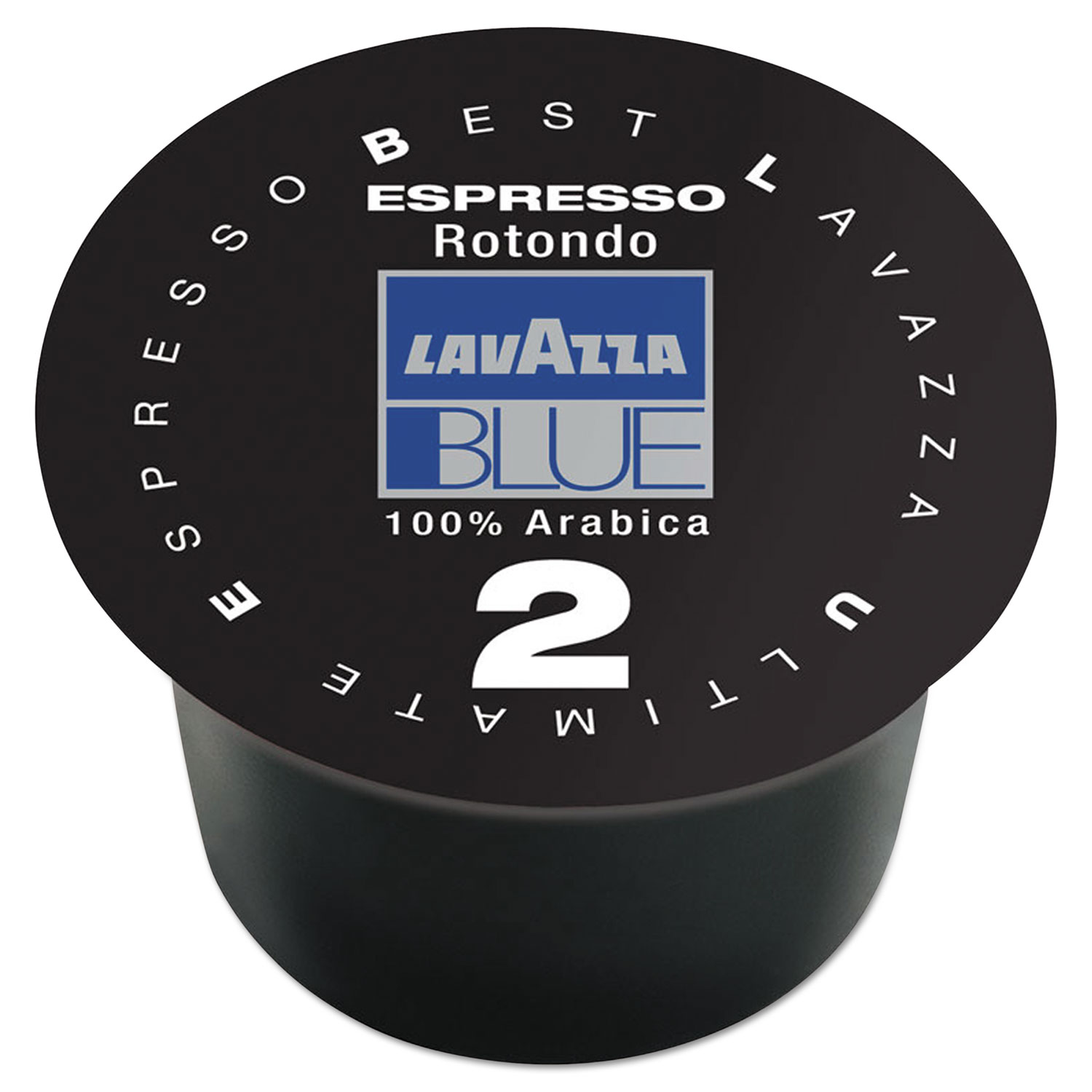 BLUE Double Espresso Capsules, Rotondo Dark Roast, 11.5g, 100/Box