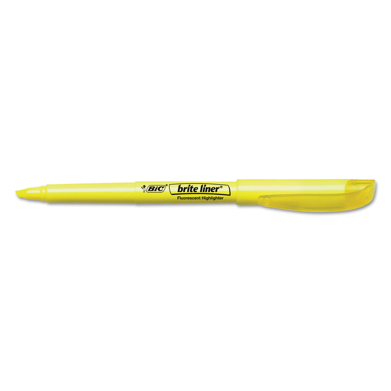 Brite Liner Highlighter, Chisel Tip, Yellow, 24/Pack