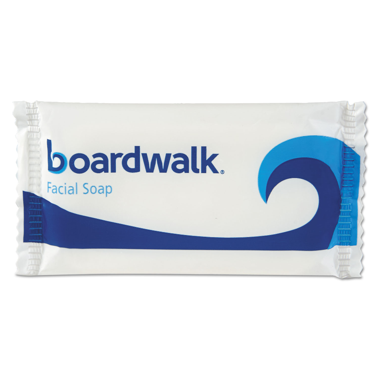  Boardwalk BWKNO12SOAP Face and Body Soap, Flow Wrapped, Floral Fragrance, # 1/2 Bar, 1000/Carton (BWKNO12SOAP) 