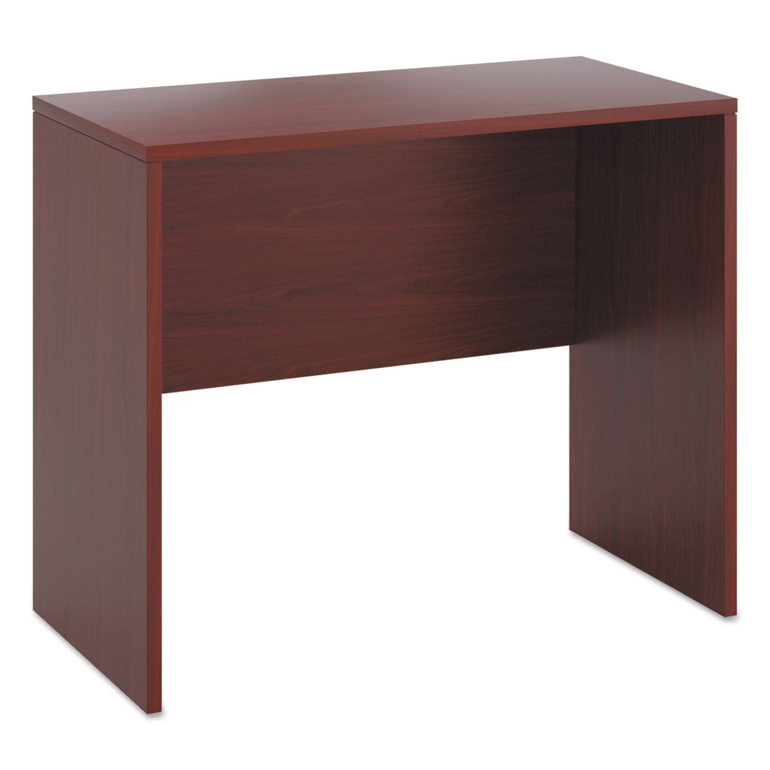 10500 Series Standing Height Desk Shell, 48w x 24d x 42h, Mahogany