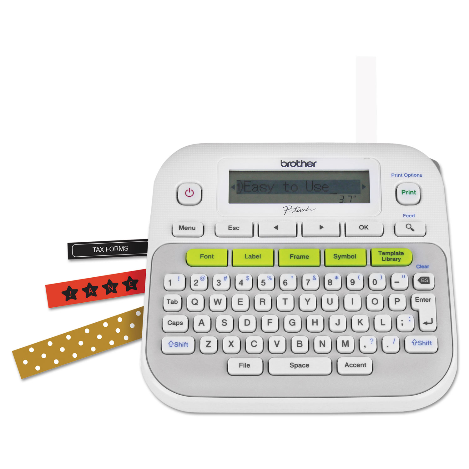  Brother P-Touch PTD210 PTD210 Easy-to-Use Label Maker (BRTPTD210) 