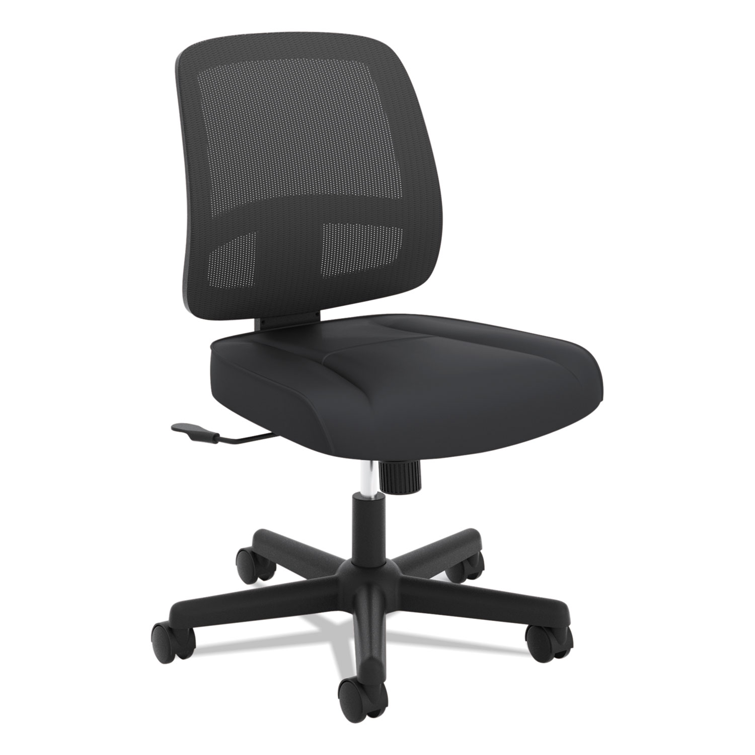  HON HVL205.MM10.T ValuTask Mesh Back Task Chair, Supports up to 250 lbs., Black Seat/Black Back, Black Base (BSXVL205MM10T) 