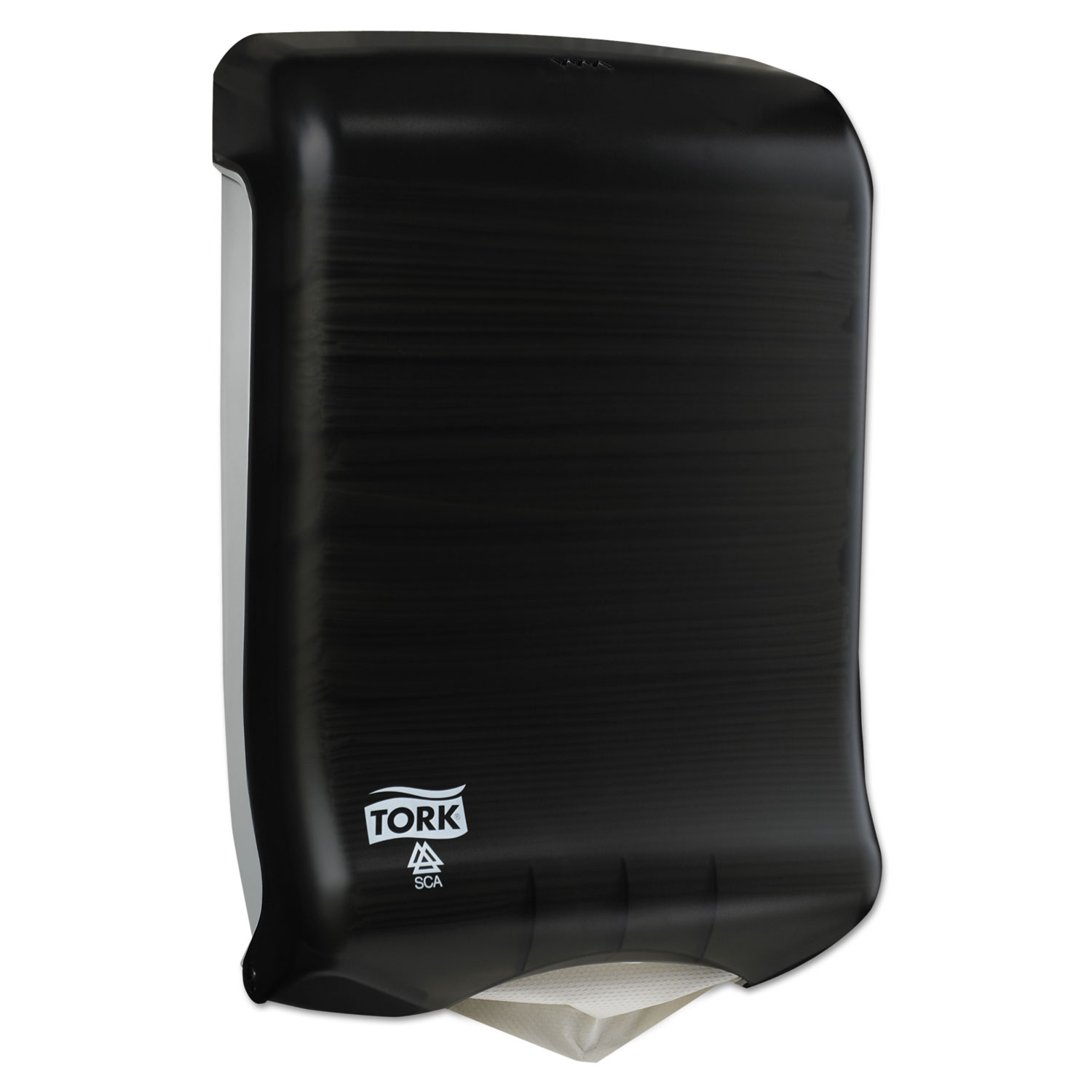 Folded Towel Dispenser, 11 3/4 x 6 1/4 x 18, Smoke