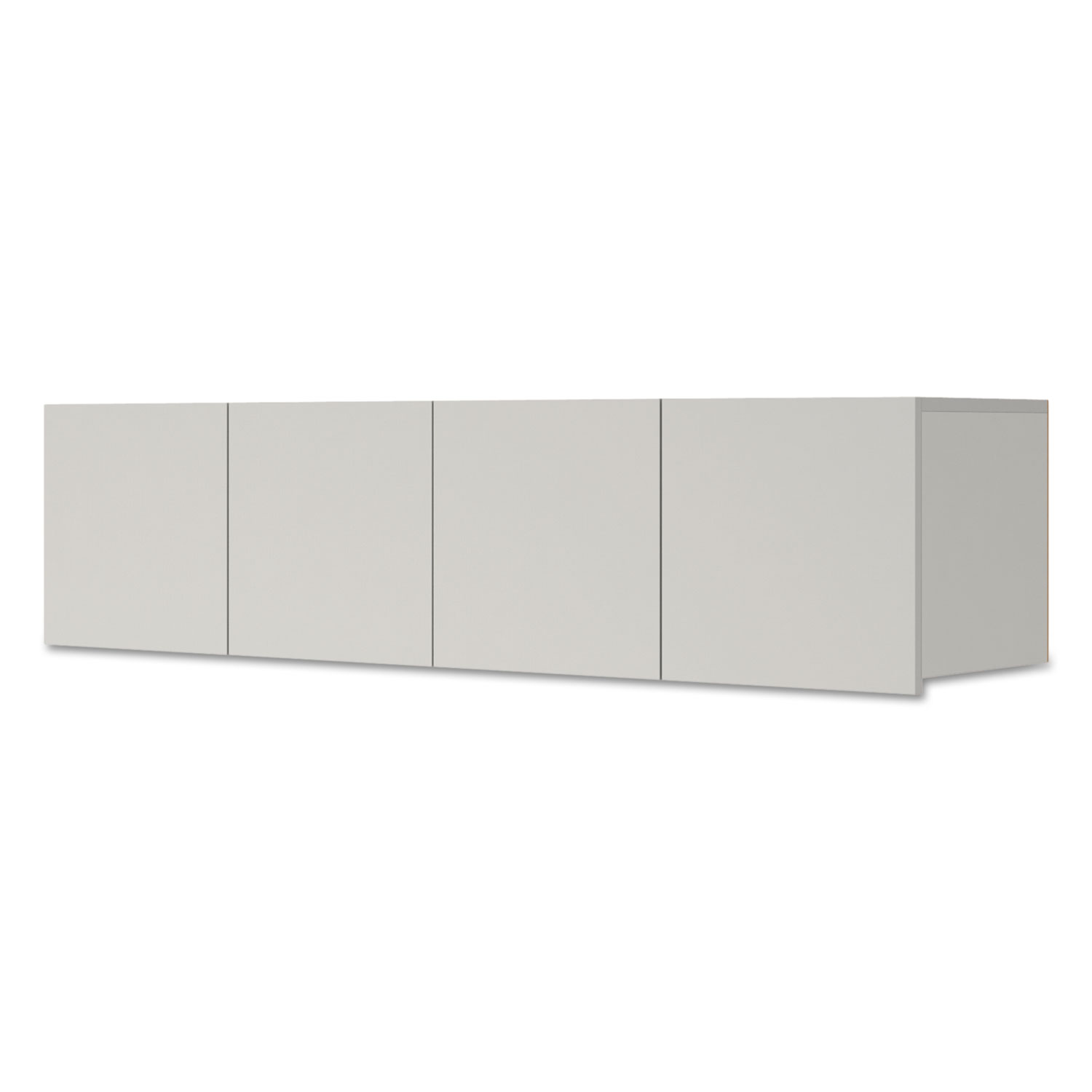 Voi Overhead Cabinet, Four Doors, 60w x 14 1/4d x 14h, Brilliant White