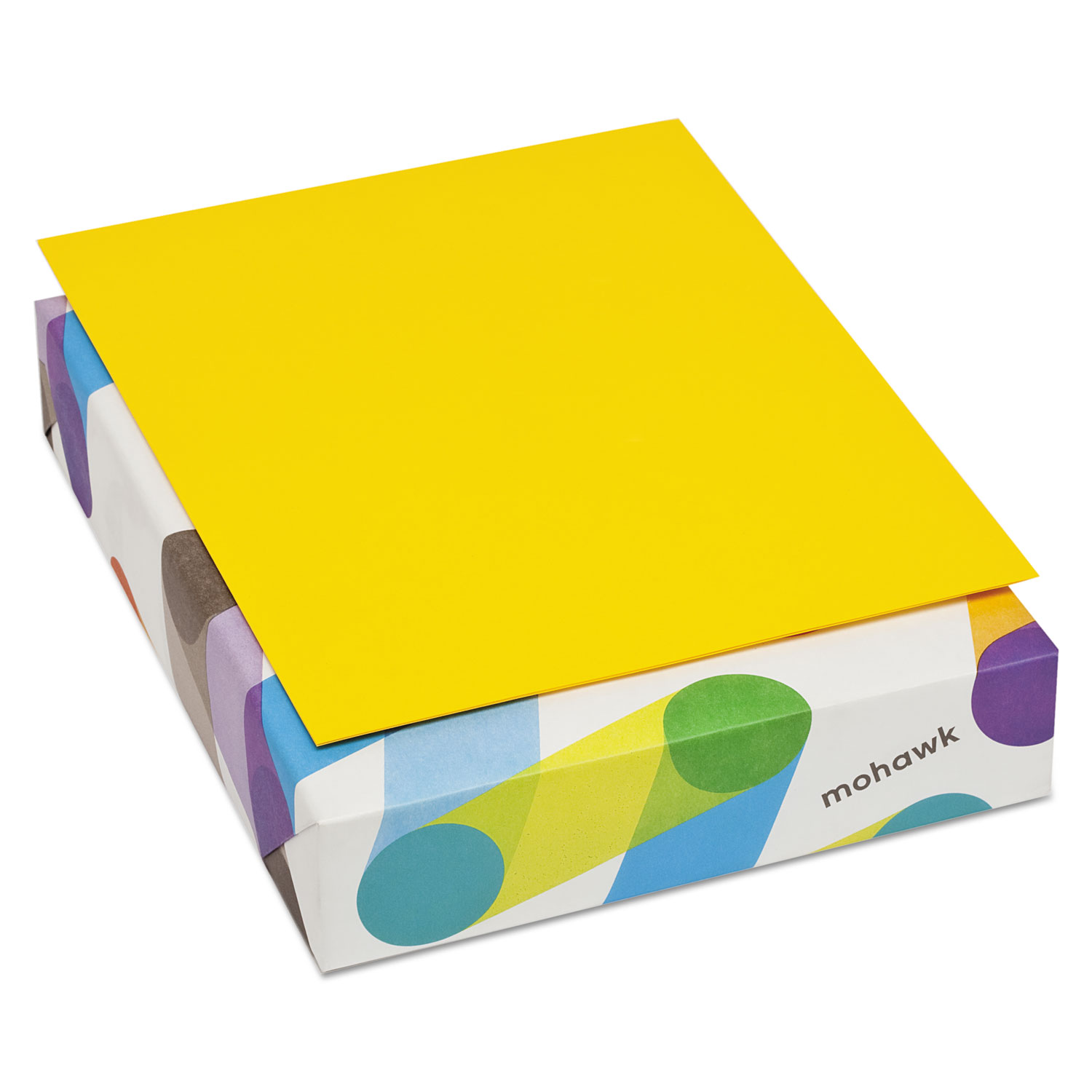 BriteHue Multipurpose Colored Paper, 24lb, 8 1/2 x 11, Sun Yellow, 500 Sheets