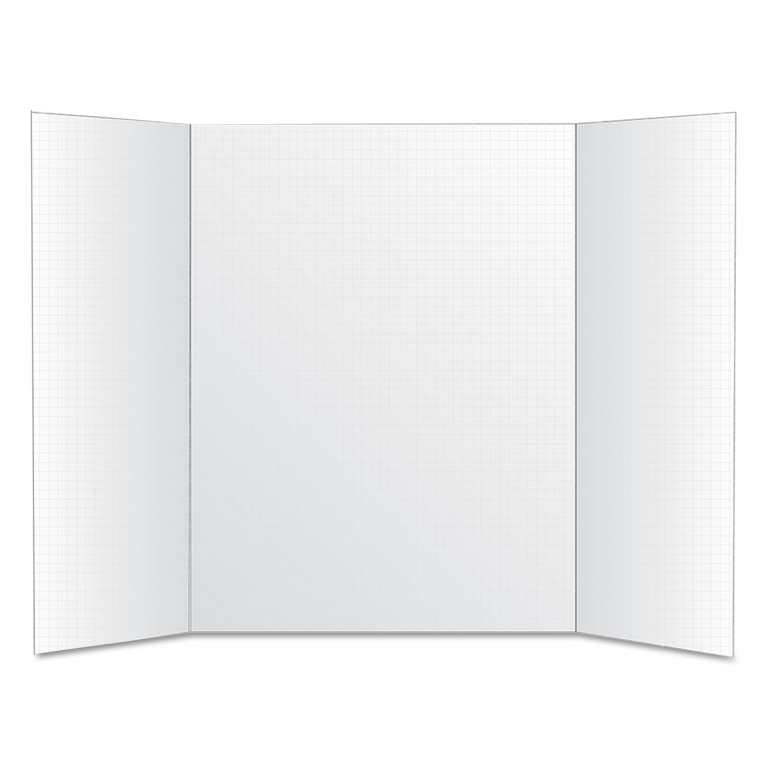 Foam Tri-Fold Grid Board, 22 x 28, White