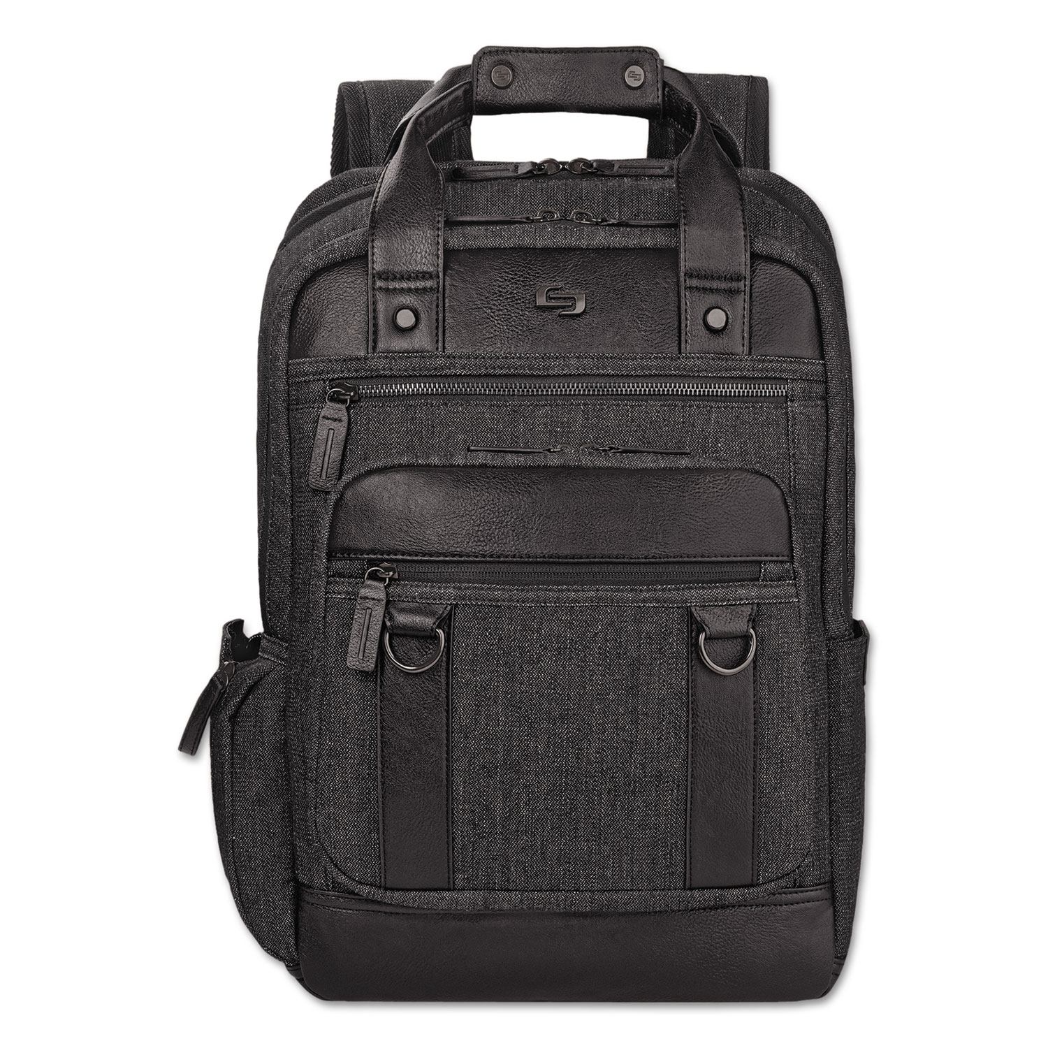 Bradford Backpack, 15.6, 12 x 5 x 17 1/2, Black