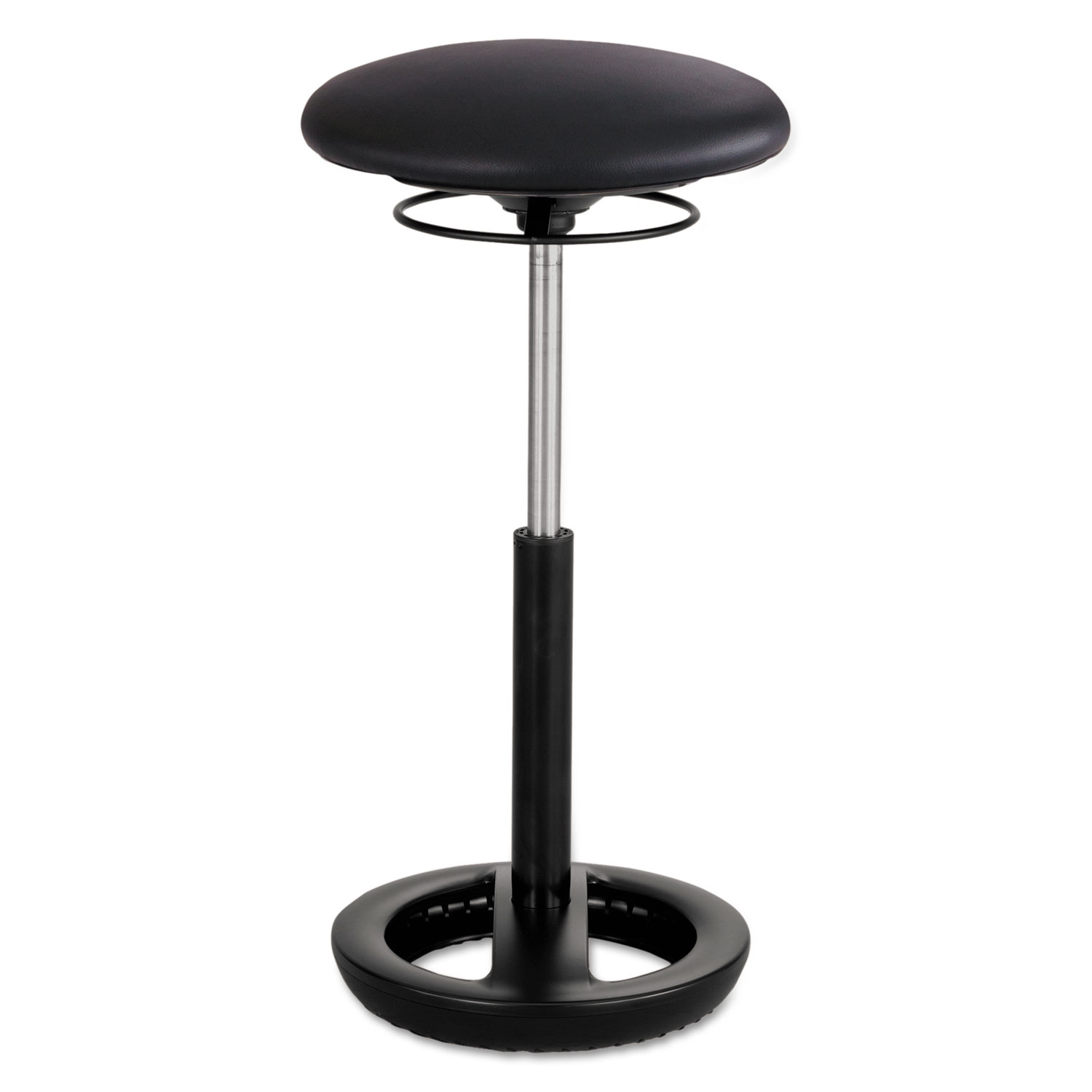Twixt Extended-Height Ergonomic Chair, Supports up to 250 lbs., Black Seat/Black Back, Black Base