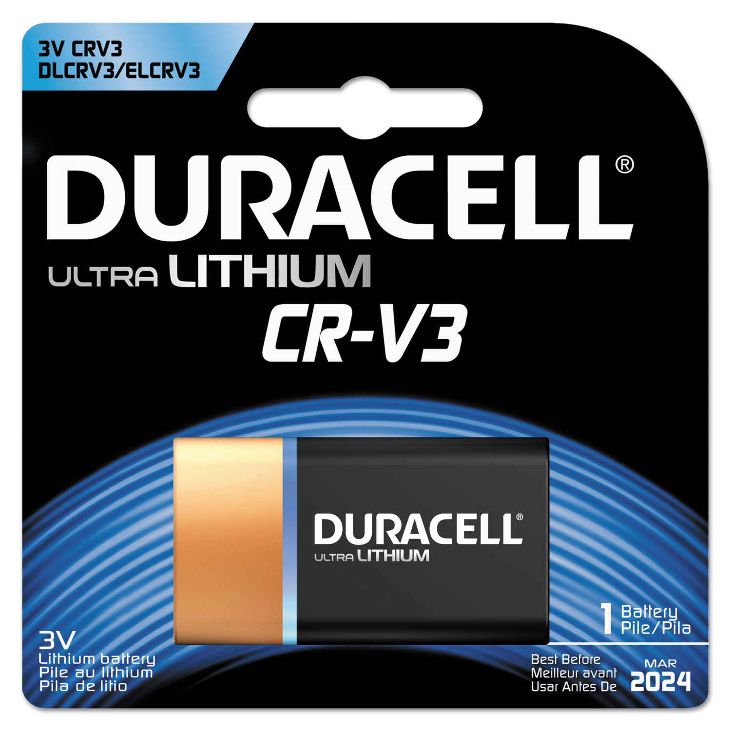Ultra High Power Lithium Battery, CRV3, 3V, 1/EA