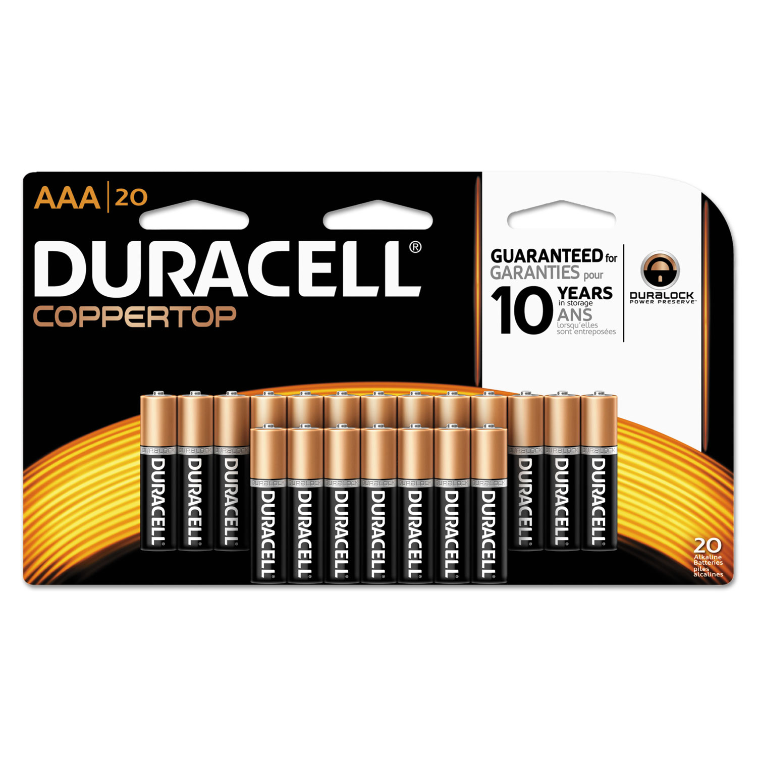 CopperTop Alkaline Batteries, AAA, 20/PK