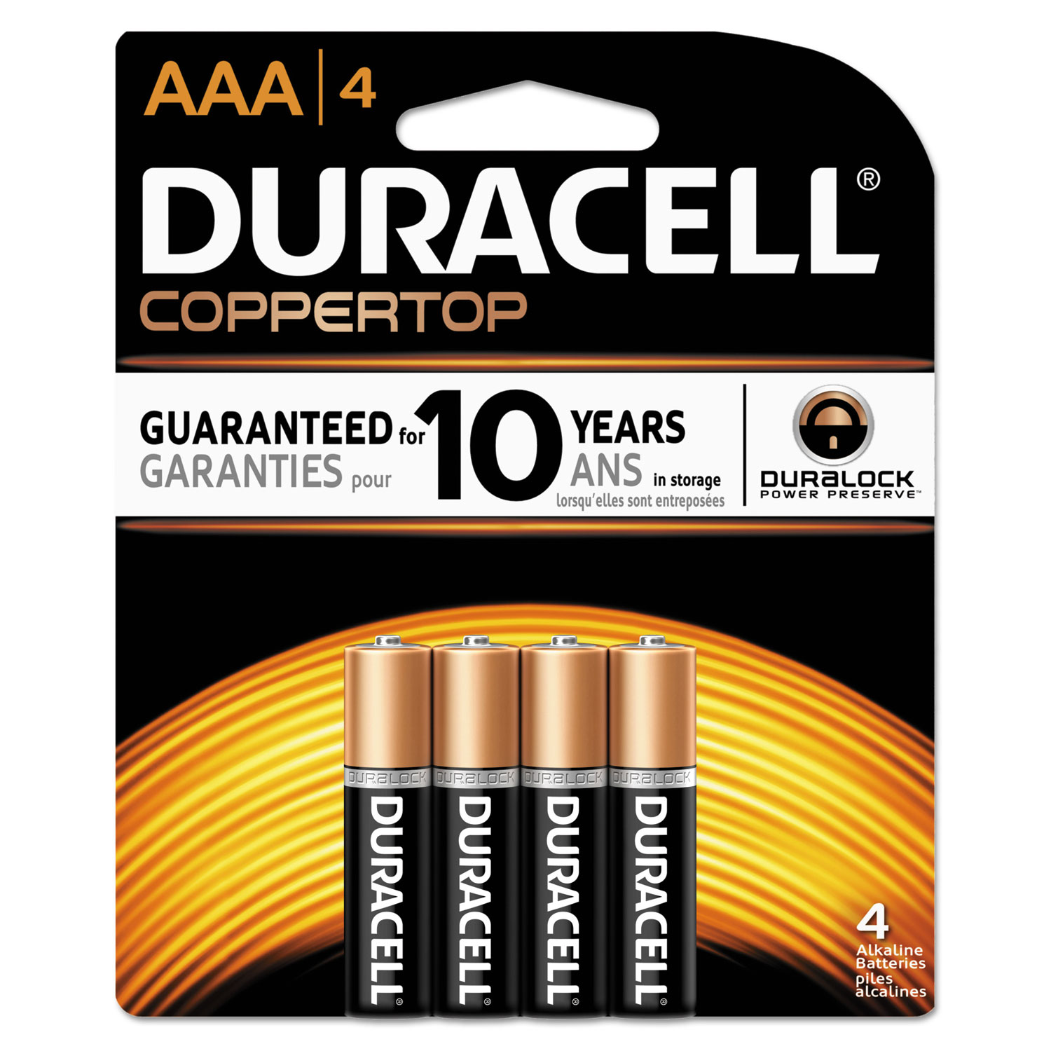 CopperTop Alkaline Batteries, AAA, 4/PK