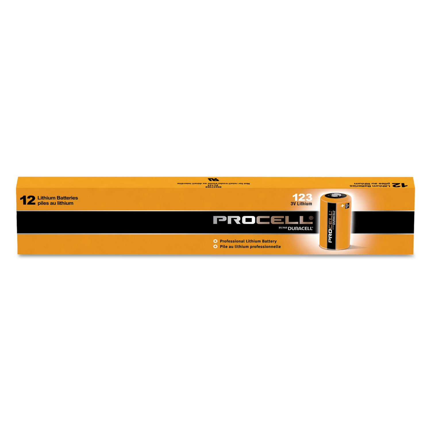 Procell Lithium Batteries, CR123, For Camera, 3V, 12/Box